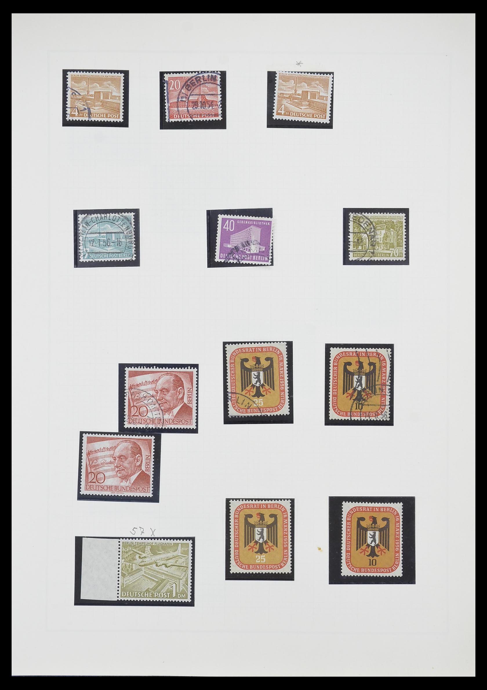33363 094 - Postzegelverzameling 33363 Duitsland 1850-1960.
