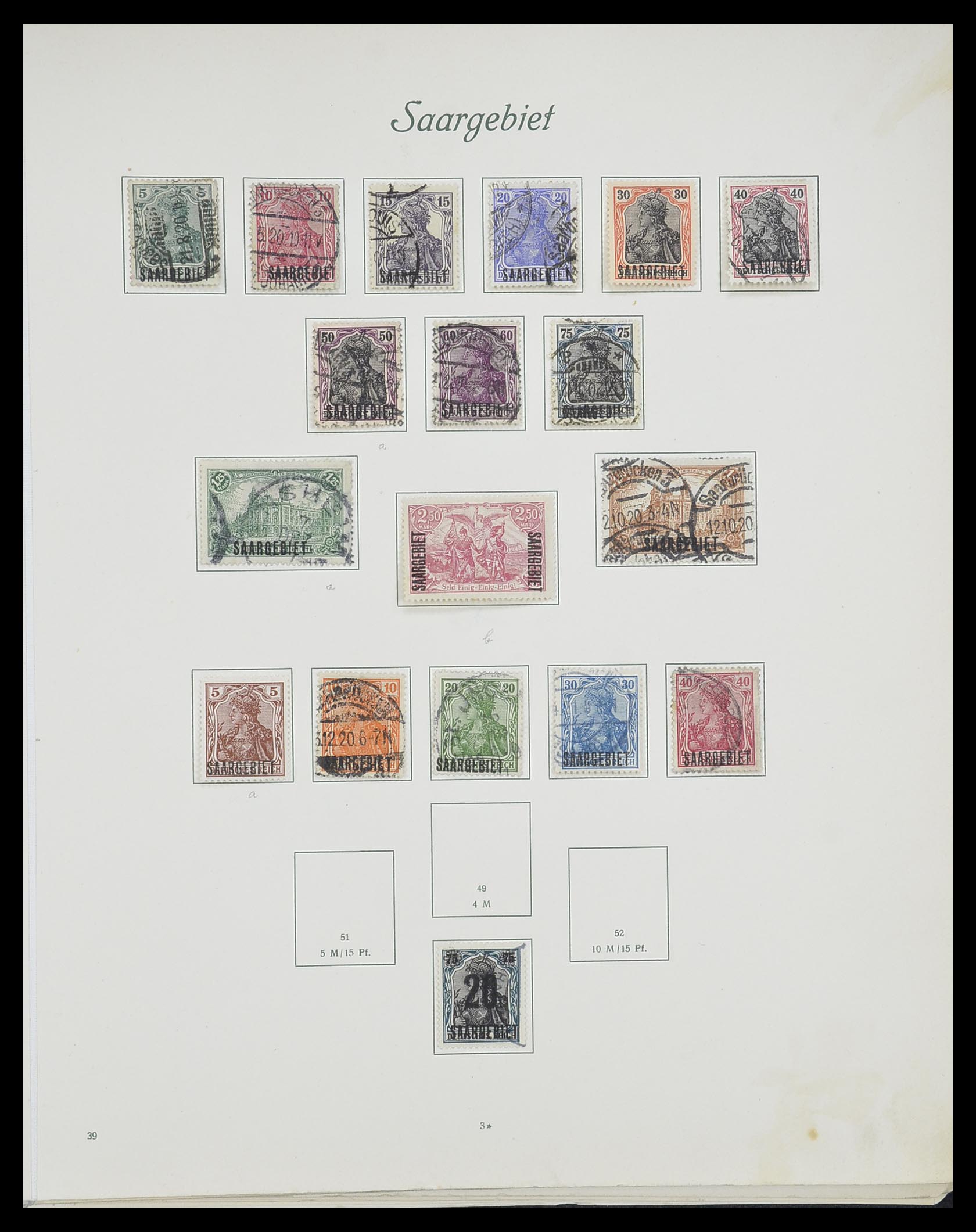 33363 253 - Stamp collection 33363 Germany 1850-1960.