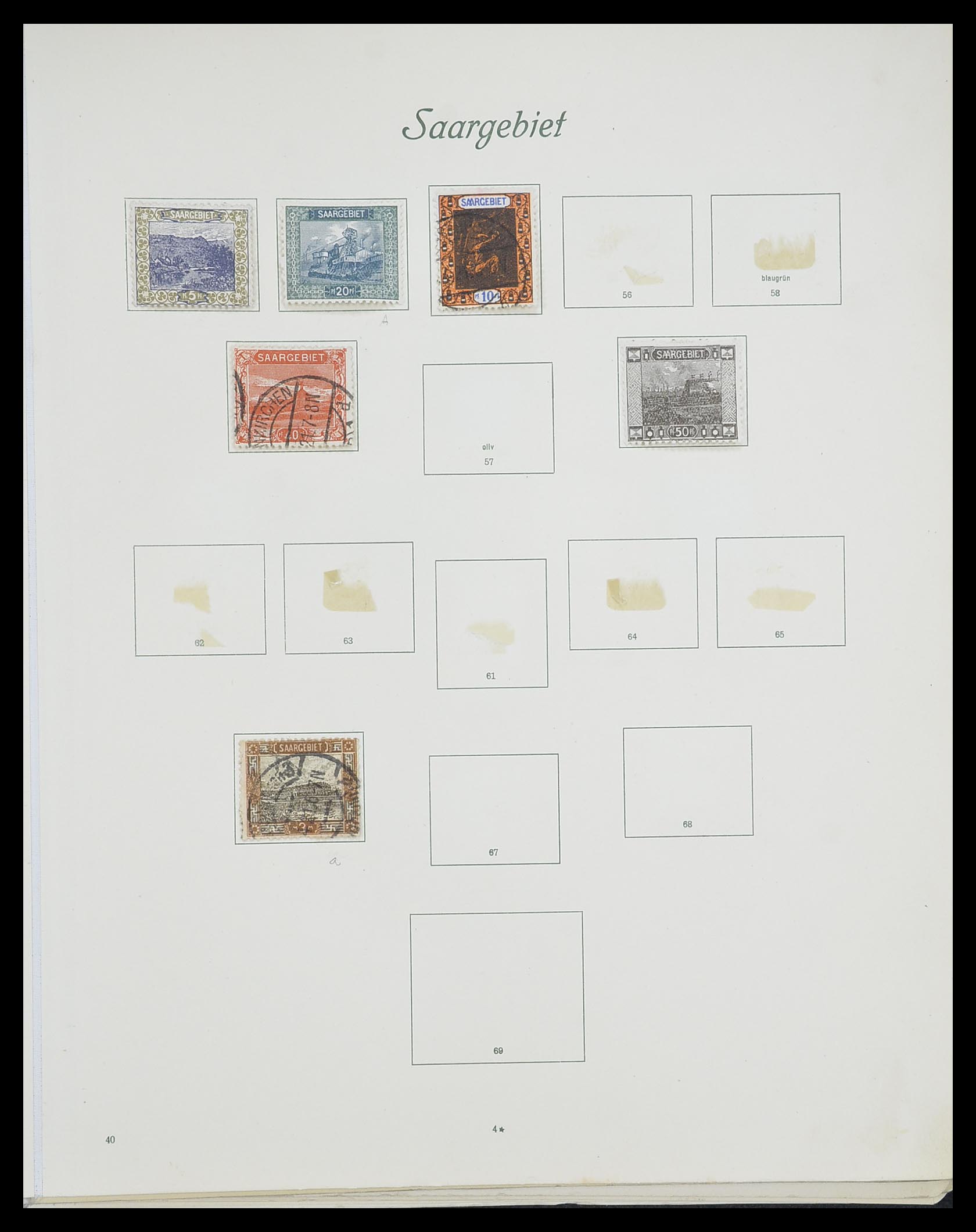 33363 254 - Stamp collection 33363 Germany 1850-1960.
