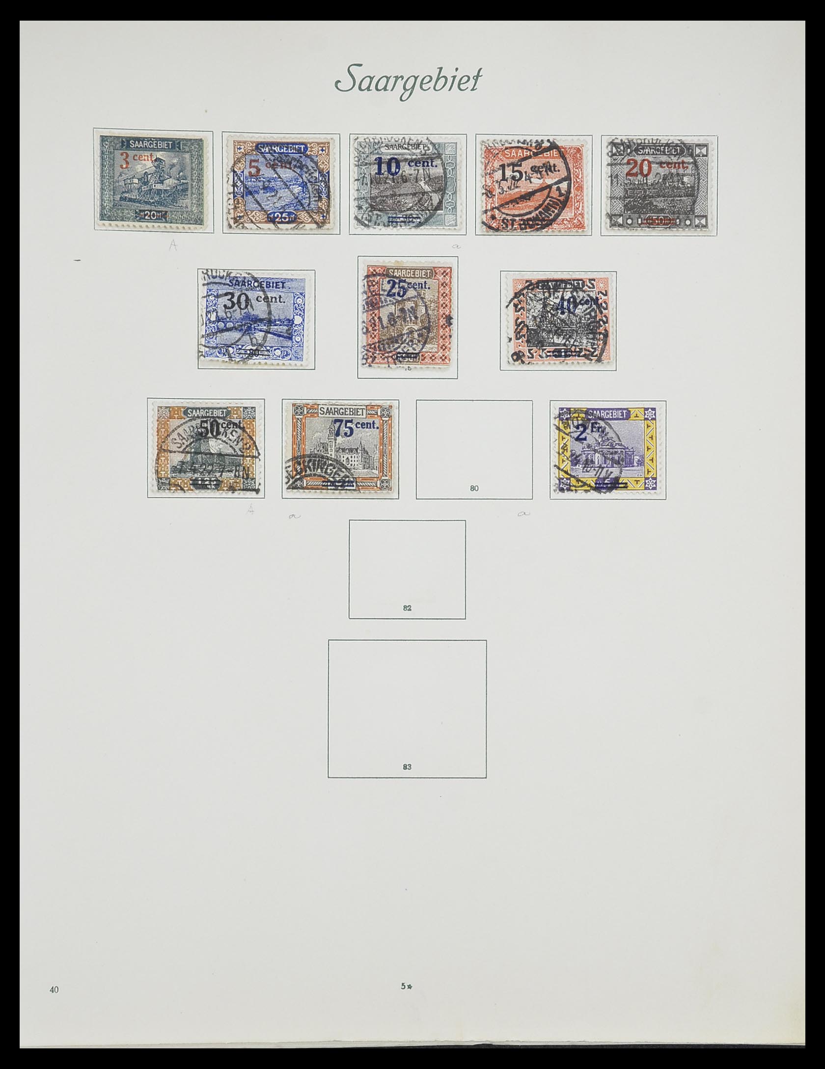 33363 255 - Stamp collection 33363 Germany 1850-1960.