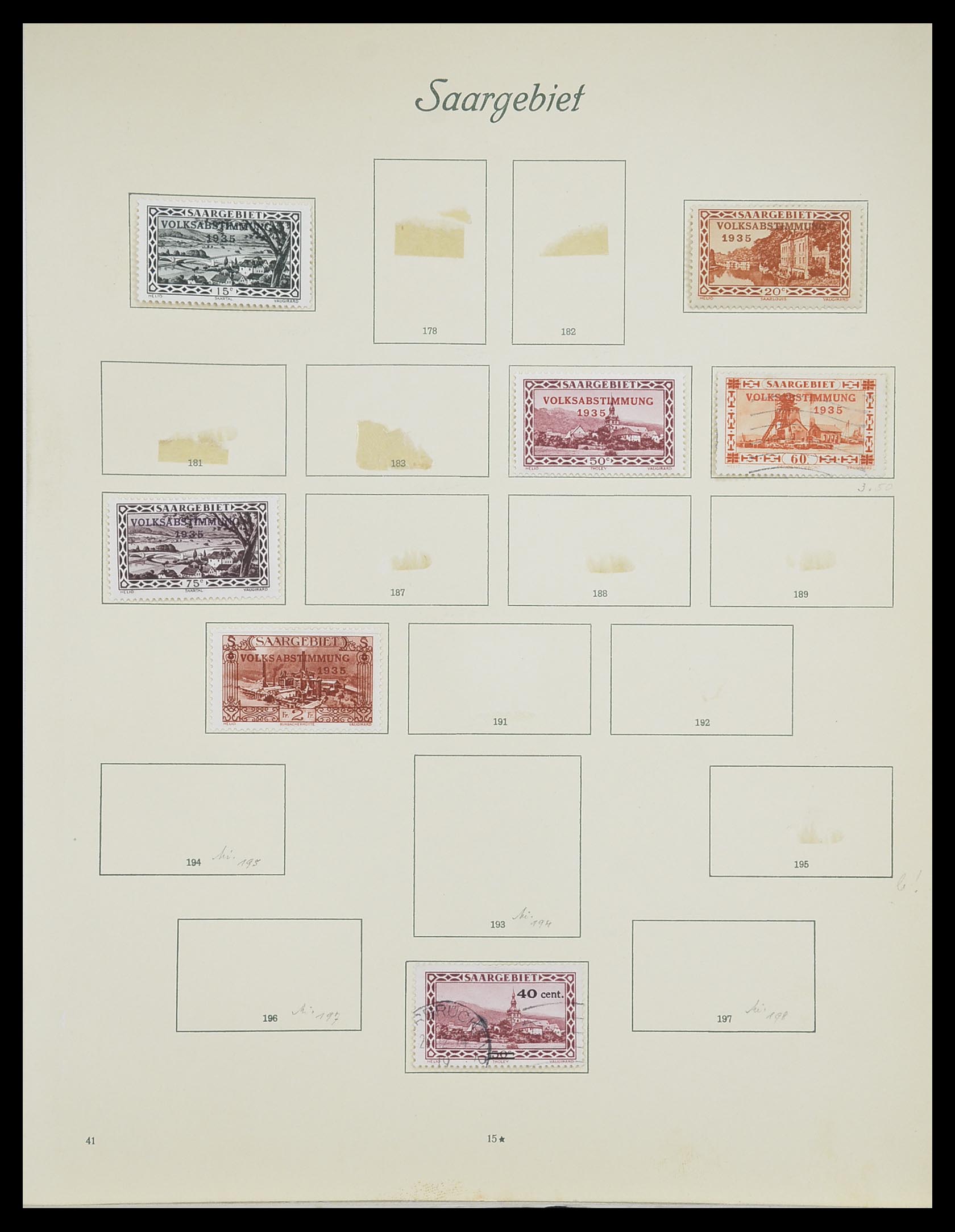 33363 263 - Stamp collection 33363 Germany 1850-1960.