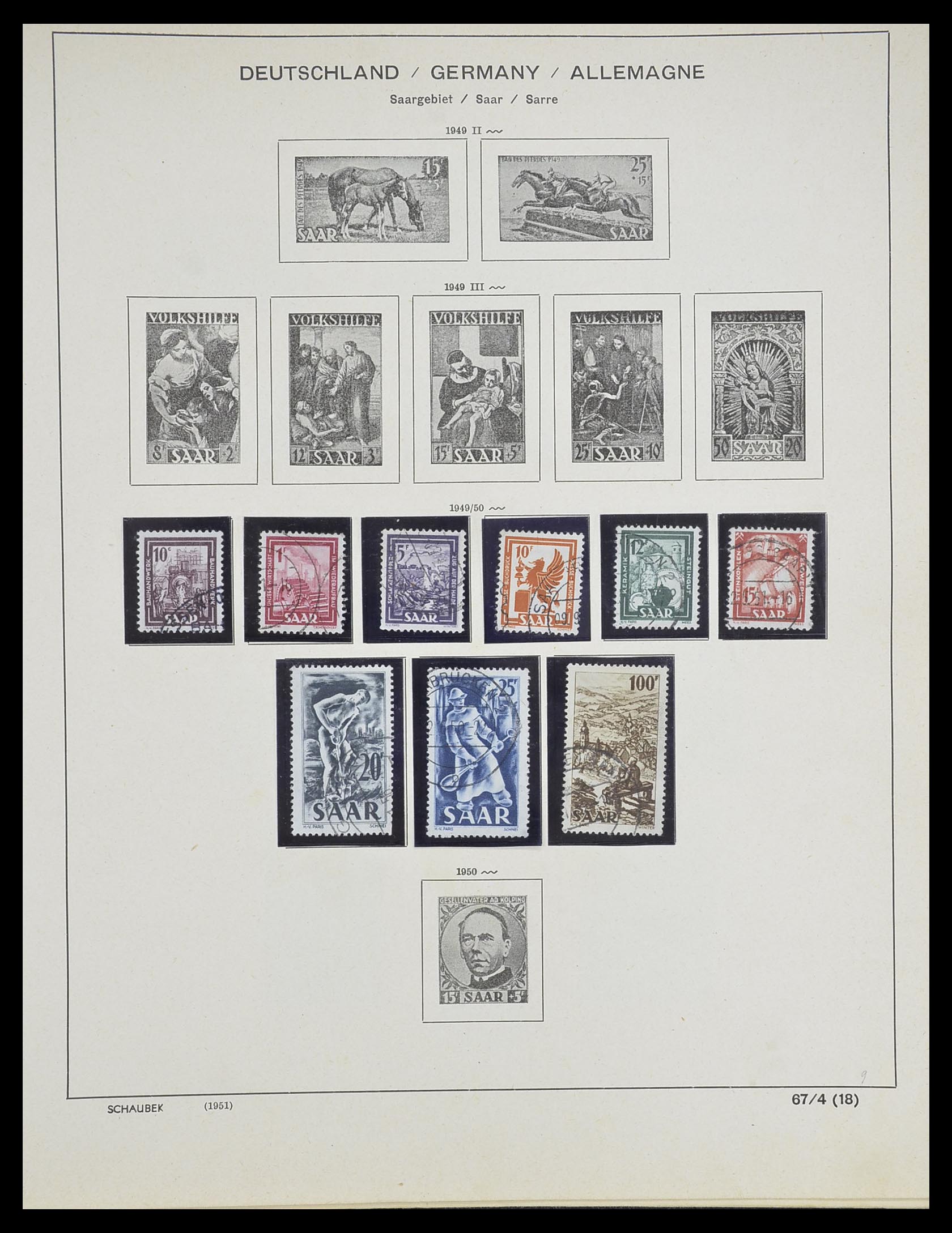 33363 268 - Postzegelverzameling 33363 Duitsland 1850-1960.