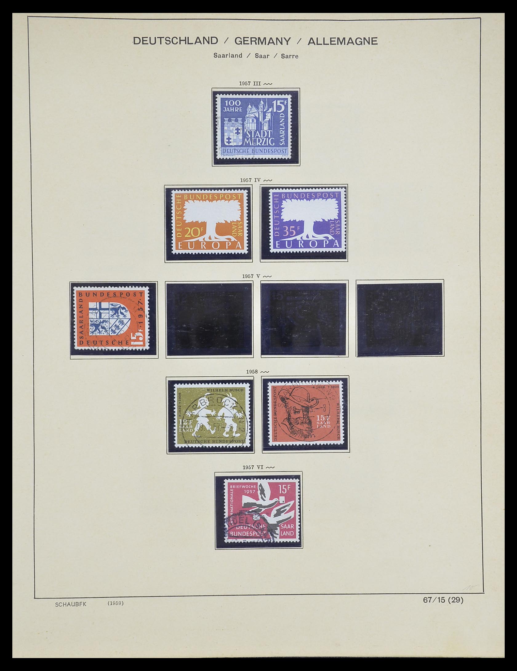33363 270 - Postzegelverzameling 33363 Duitsland 1850-1960.