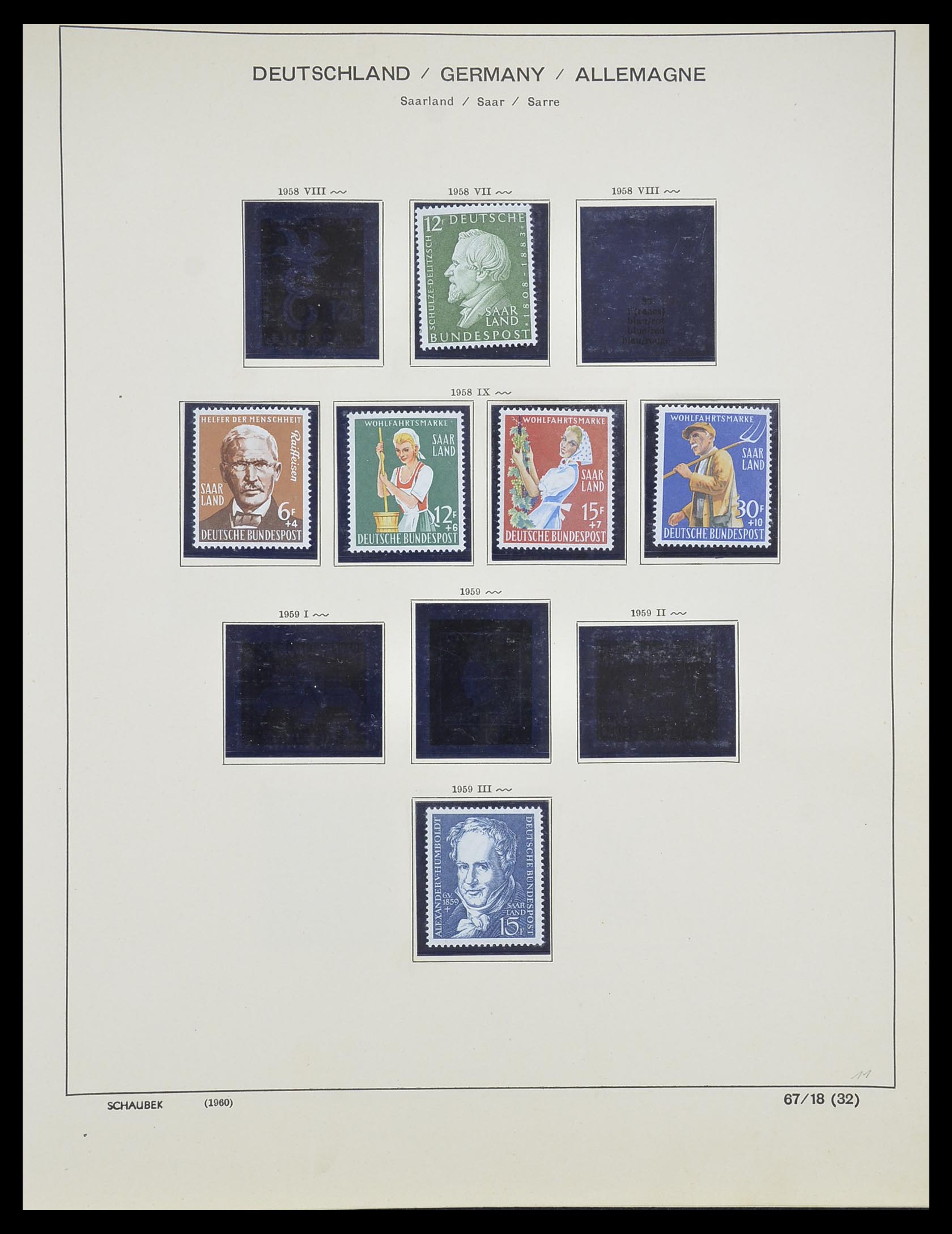33363 272 - Stamp collection 33363 Germany 1850-1960.