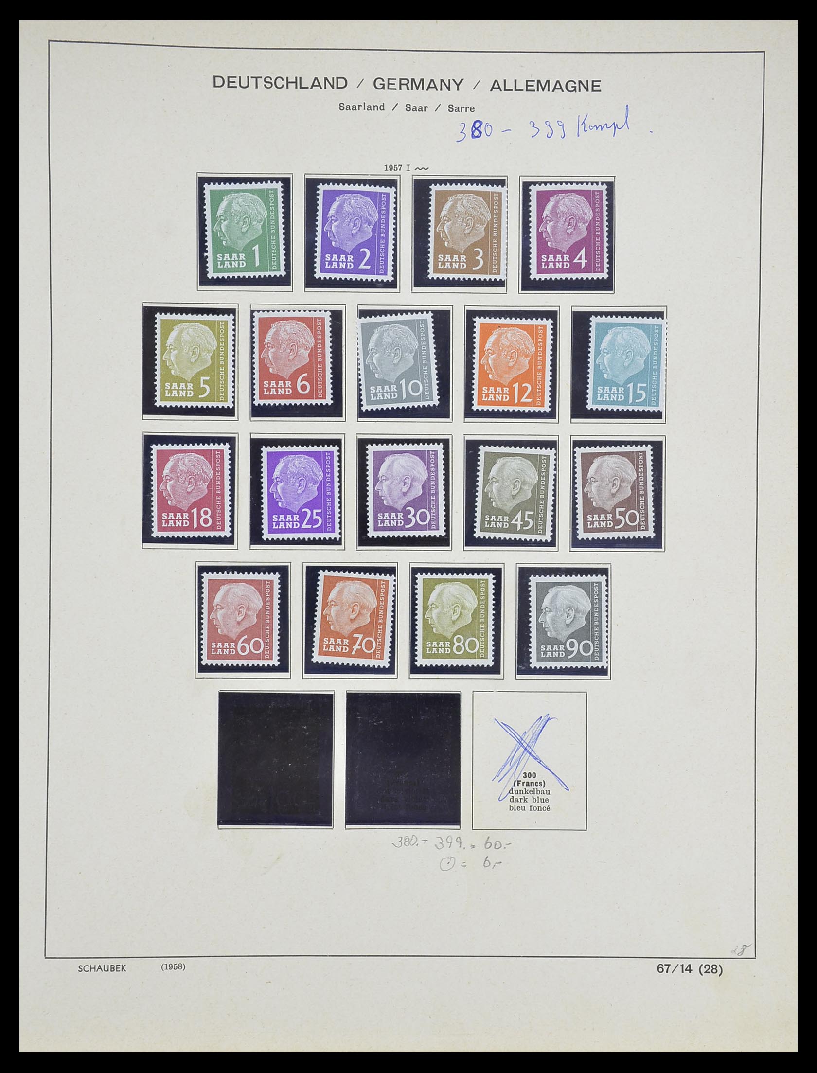 33363 273 - Postzegelverzameling 33363 Duitsland 1850-1960.