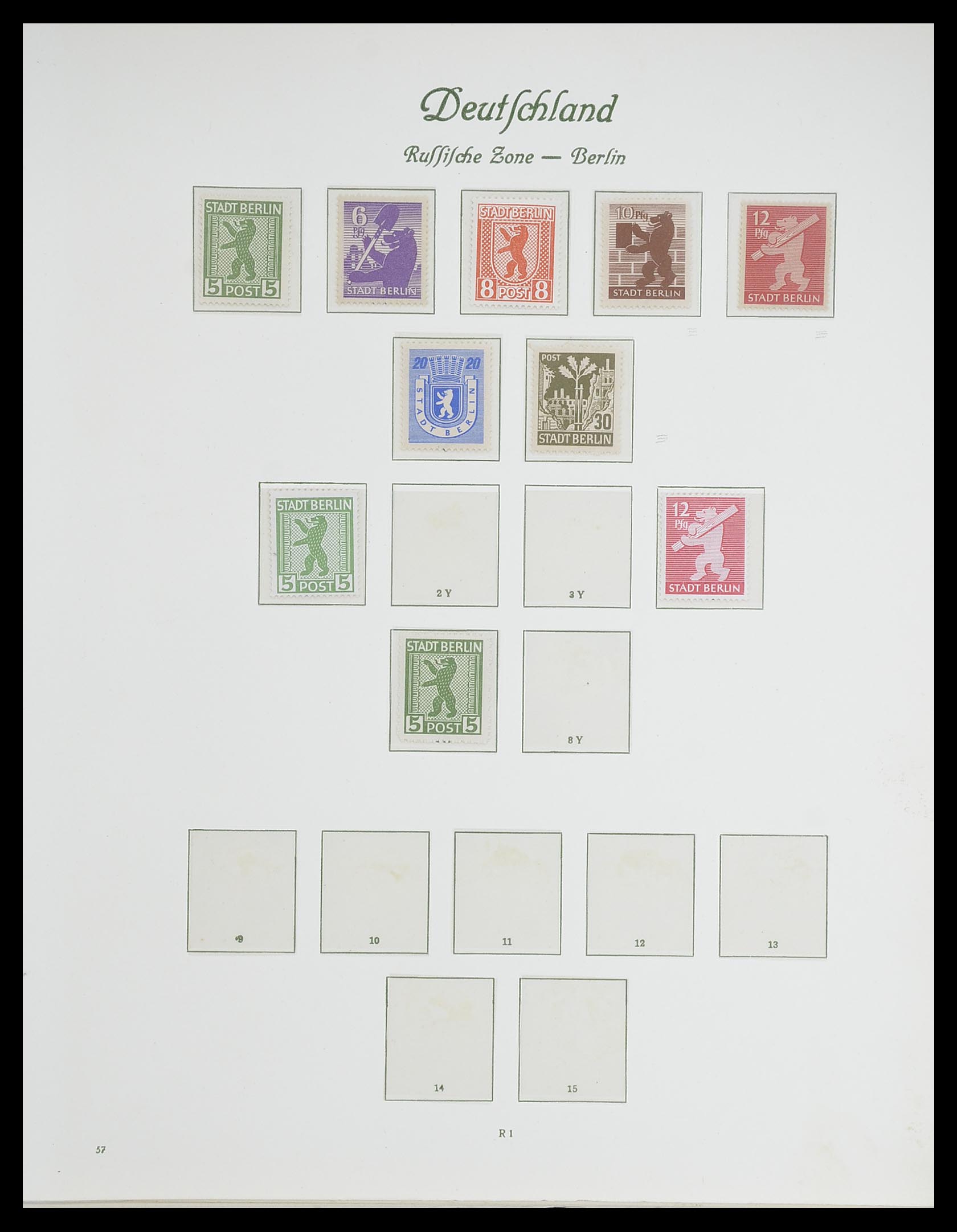 33363 281 - Postzegelverzameling 33363 Duitsland 1850-1960.