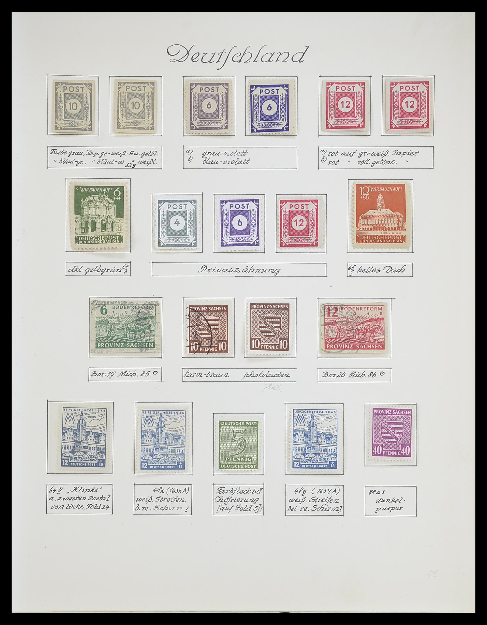 33363 286 - Postzegelverzameling 33363 Duitsland 1850-1960.