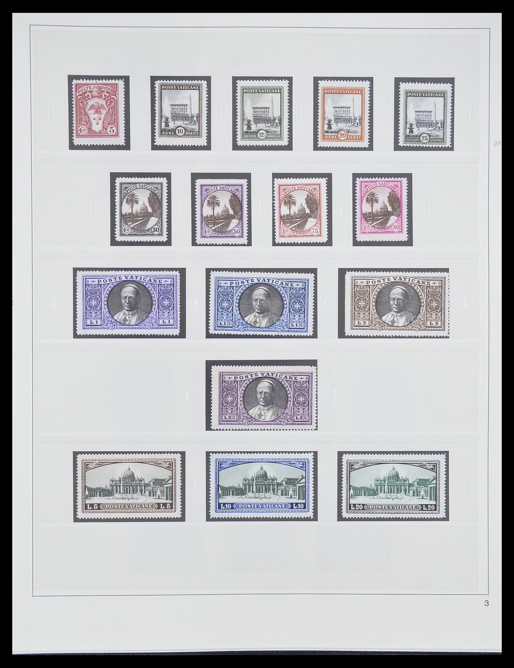 33364 004 - Postzegelverzameling 33364 Vaticaan 1929-2006.