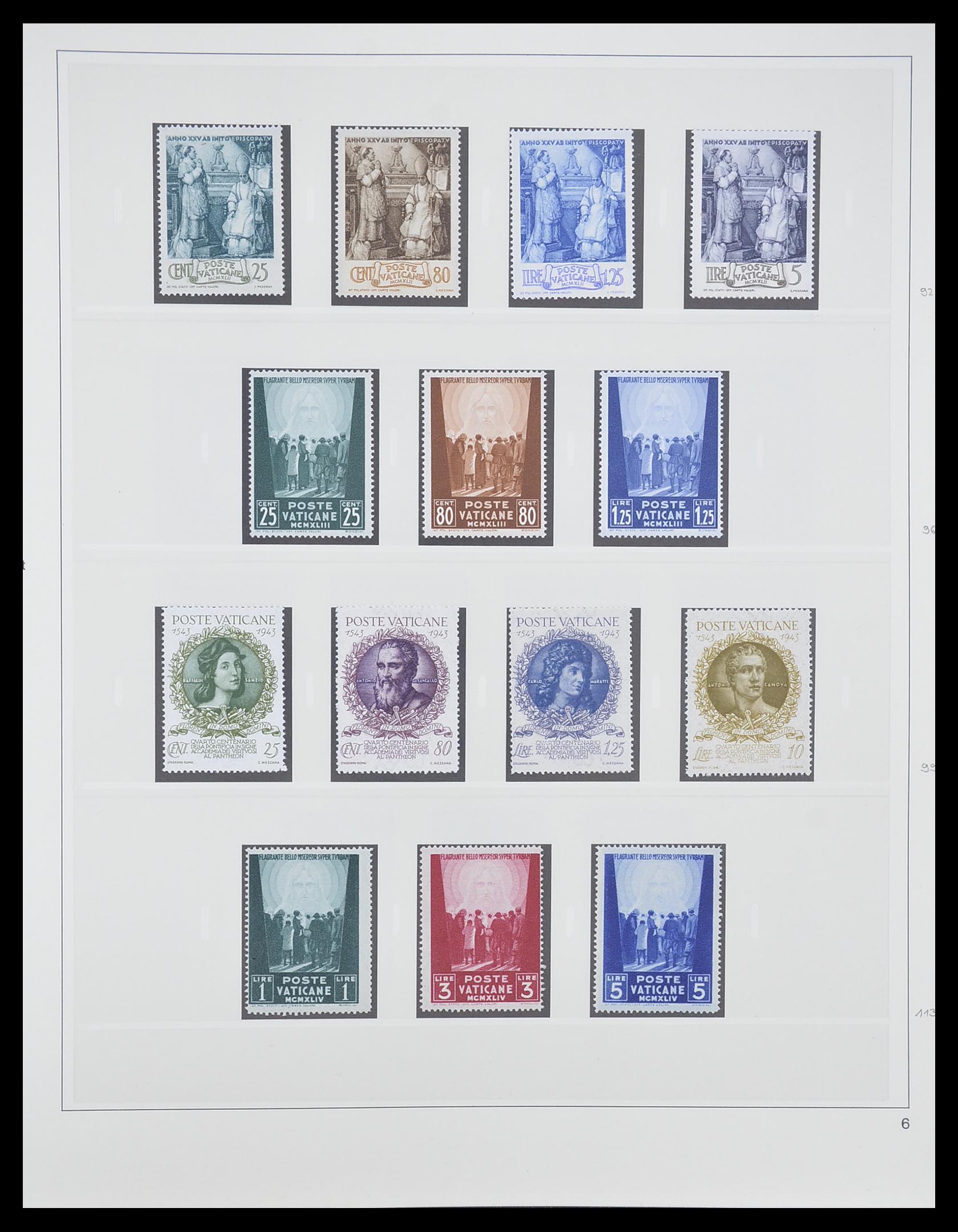 33364 007 - Postzegelverzameling 33364 Vaticaan 1929-2006.