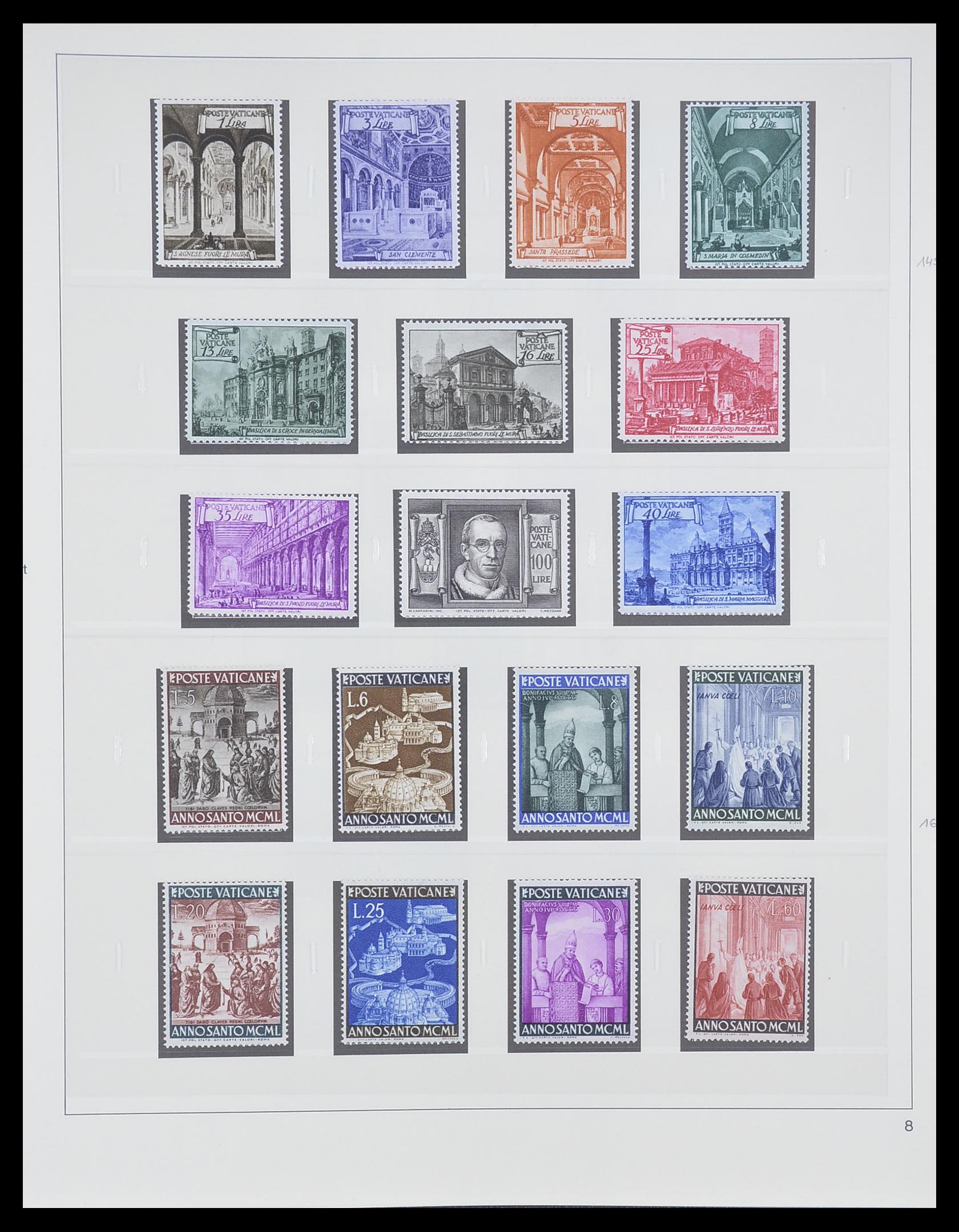33364 009 - Postzegelverzameling 33364 Vaticaan 1929-2006.