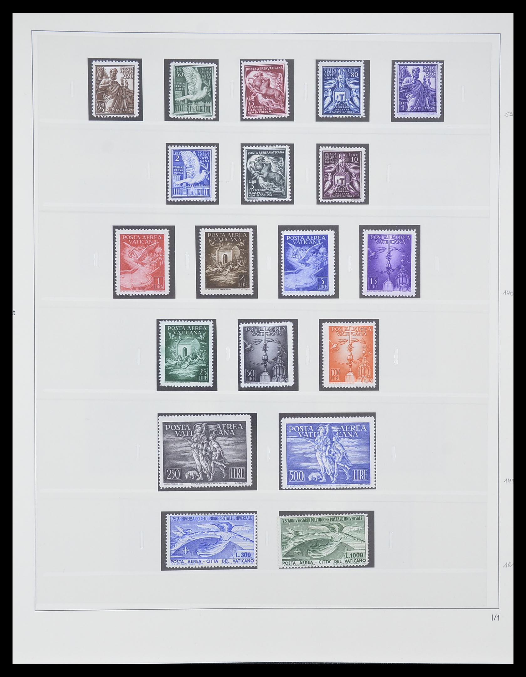 33364 010 - Postzegelverzameling 33364 Vaticaan 1929-2006.