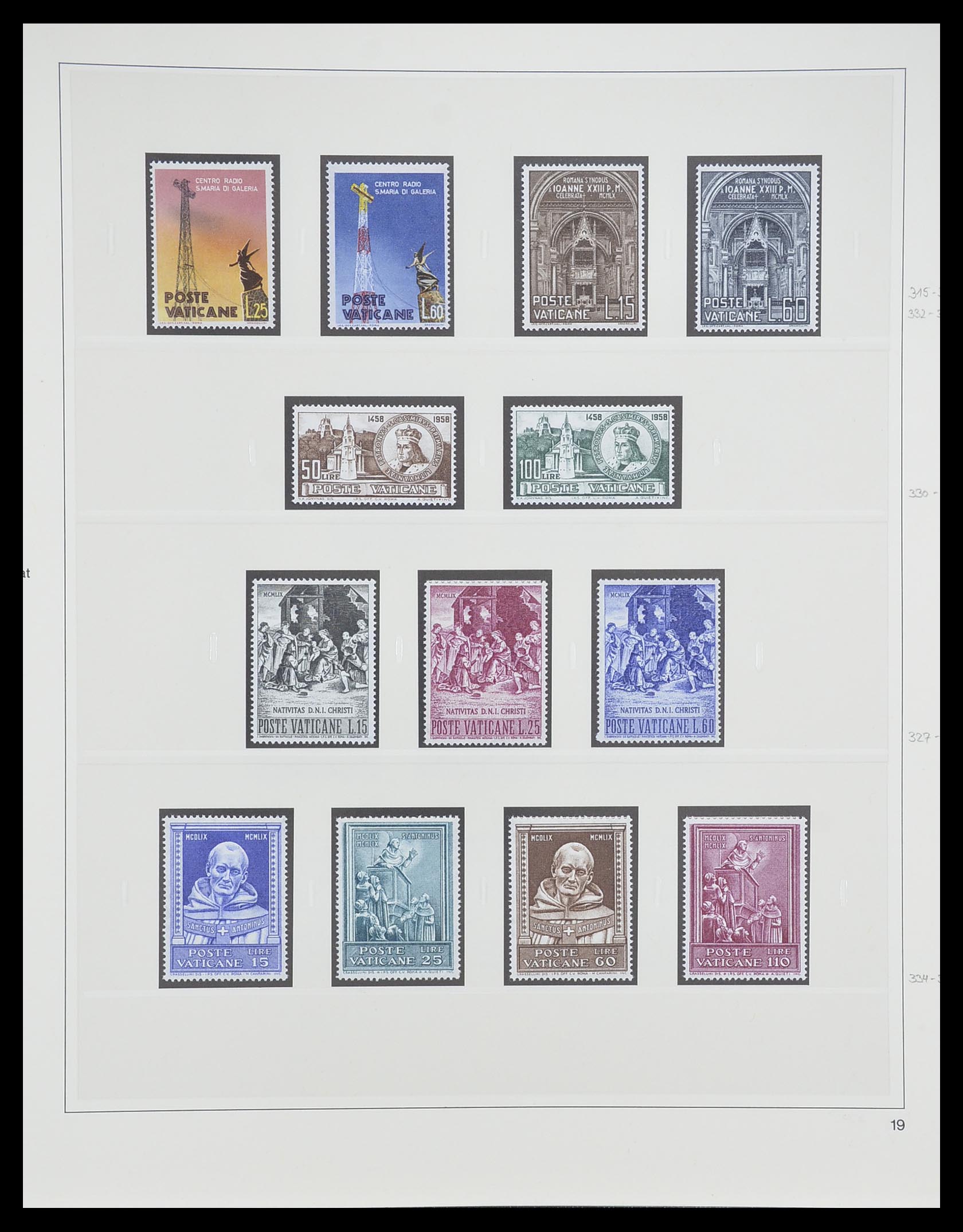 33364 023 - Postzegelverzameling 33364 Vaticaan 1929-2006.