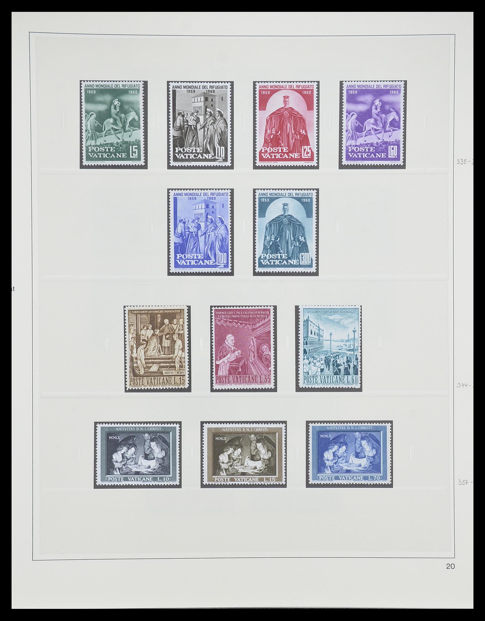 33364 024 - Postzegelverzameling 33364 Vaticaan 1929-2006.