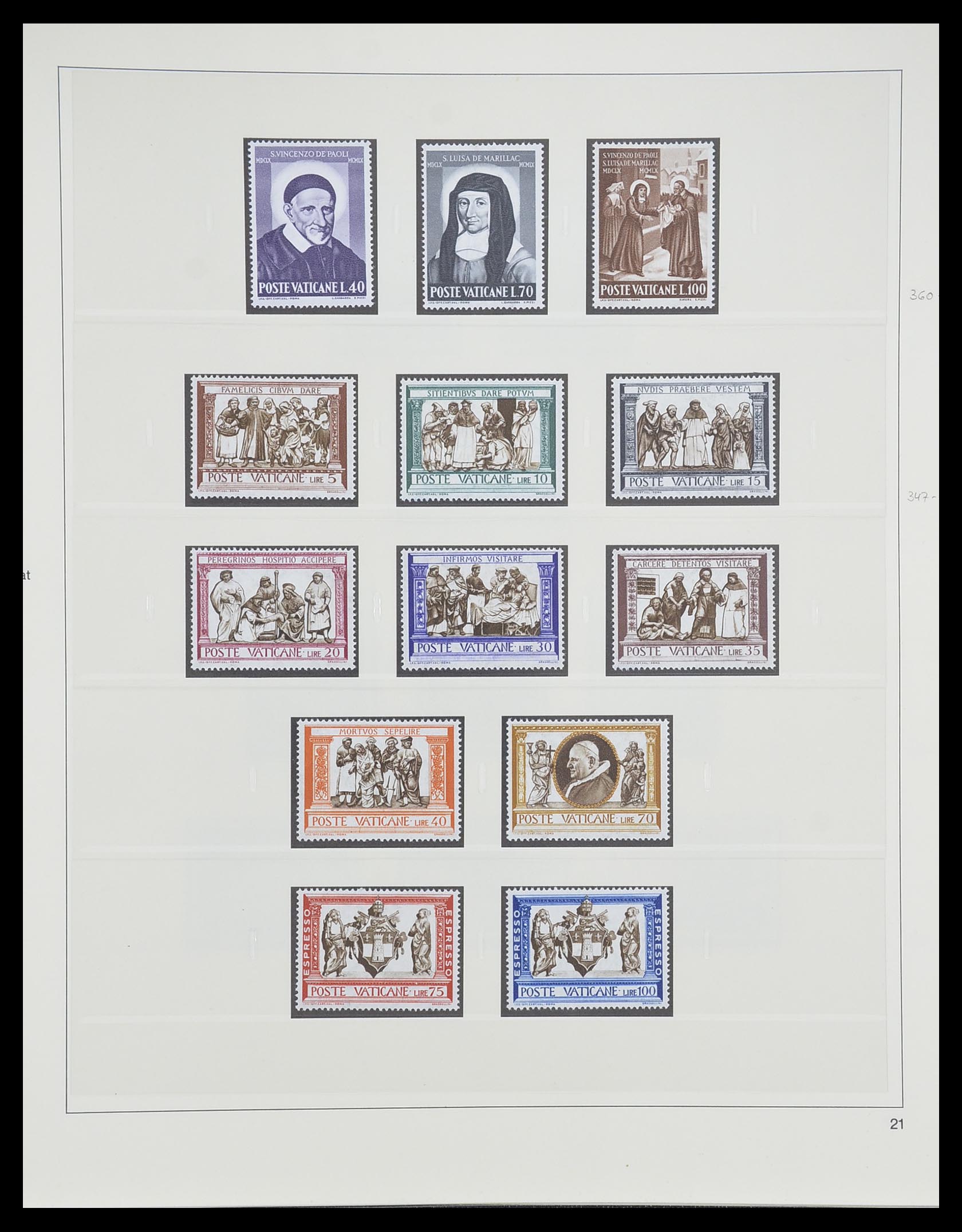 33364 025 - Postzegelverzameling 33364 Vaticaan 1929-2006.