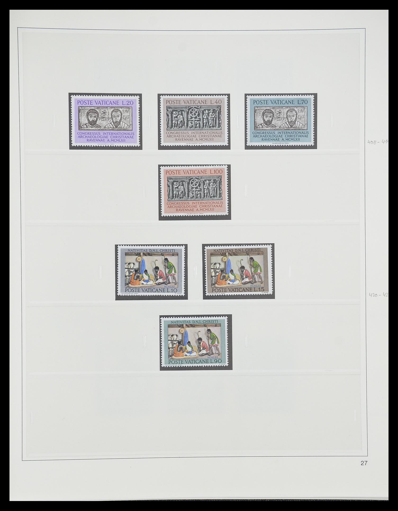33364 031 - Postzegelverzameling 33364 Vaticaan 1929-2006.