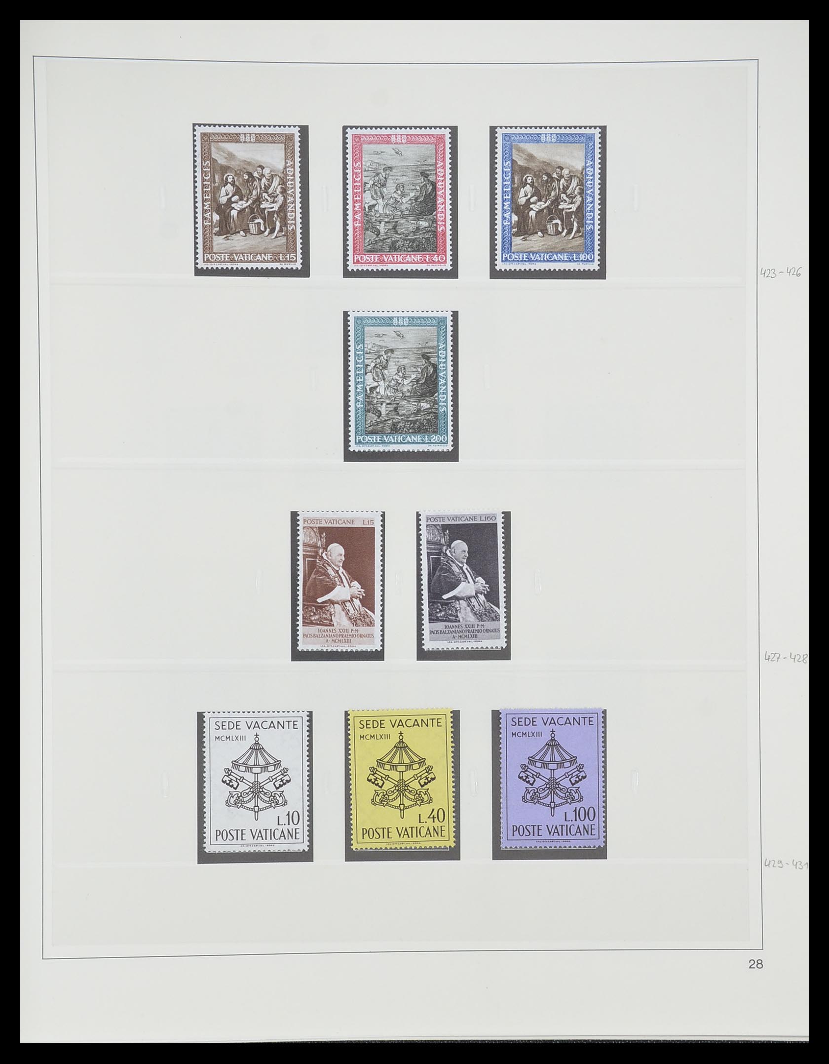 33364 032 - Postzegelverzameling 33364 Vaticaan 1929-2006.