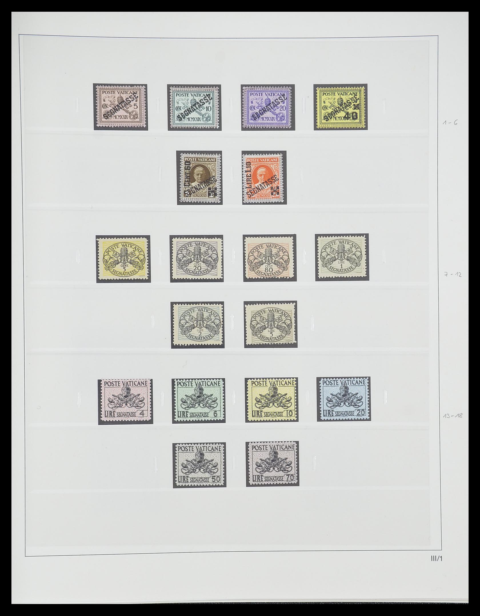 33364 033 - Postzegelverzameling 33364 Vaticaan 1929-2006.