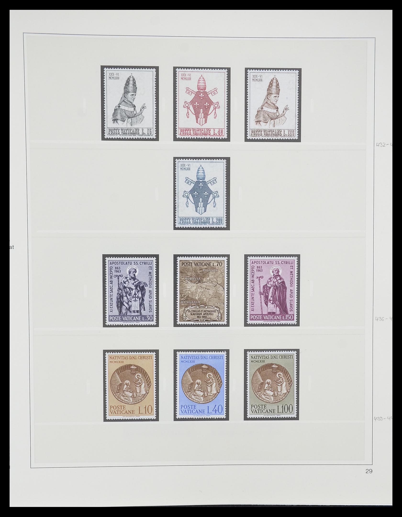 33364 036 - Postzegelverzameling 33364 Vaticaan 1929-2006.
