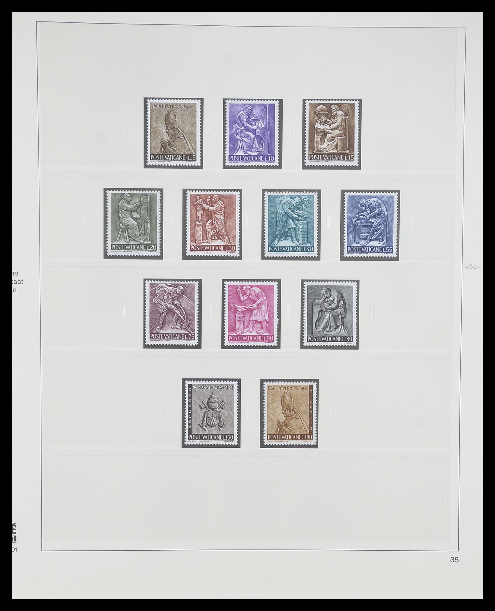 33364 042 - Postzegelverzameling 33364 Vaticaan 1929-2006.