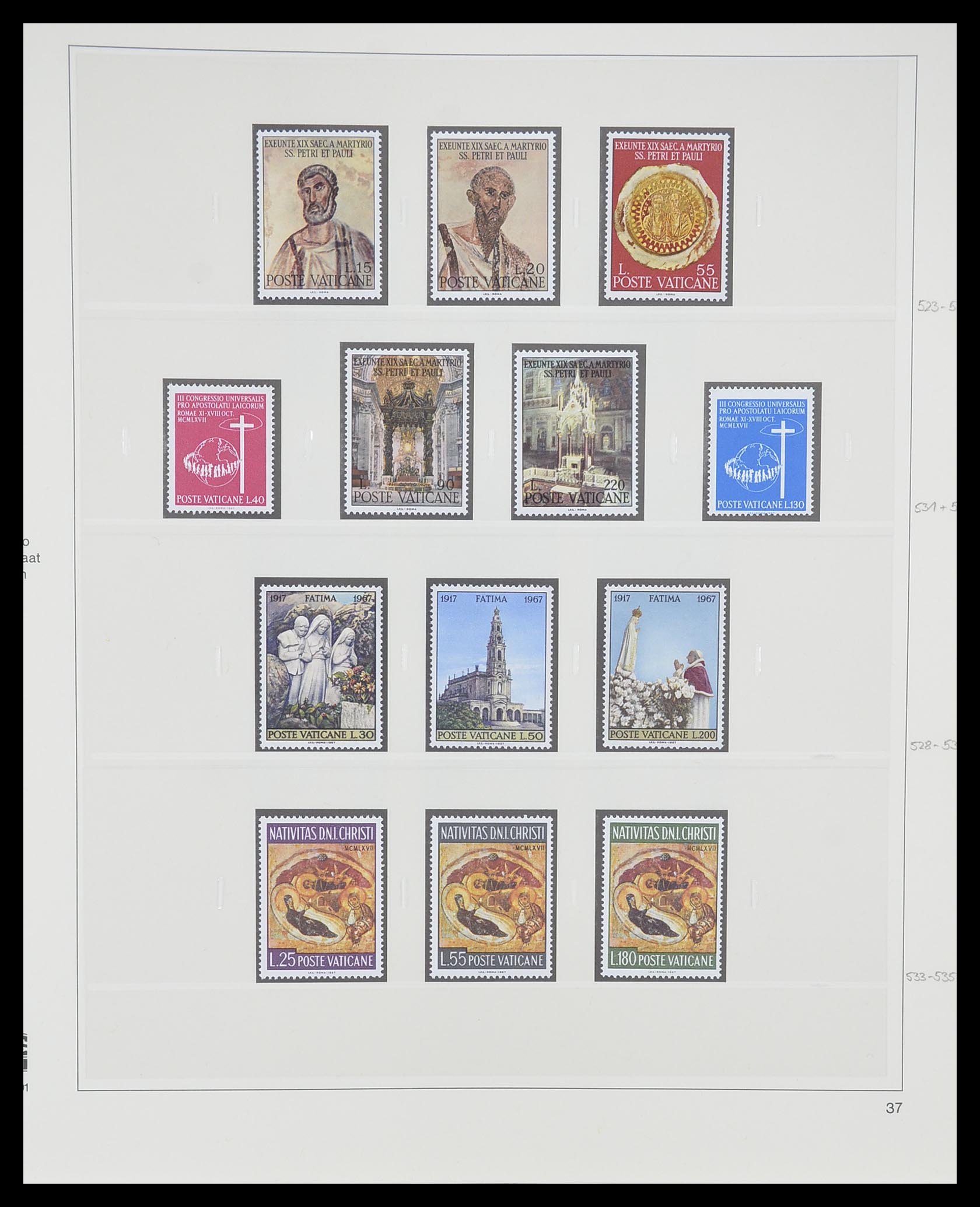 33364 044 - Postzegelverzameling 33364 Vaticaan 1929-2006.