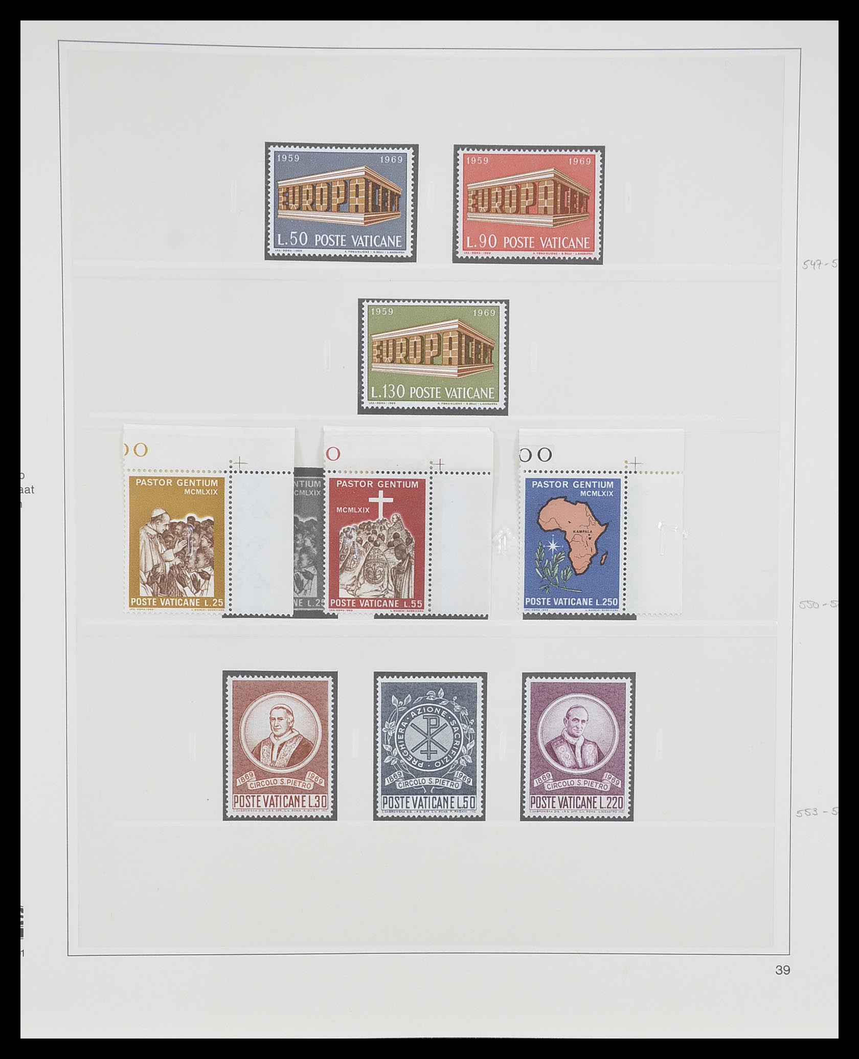 33364 047 - Postzegelverzameling 33364 Vaticaan 1929-2006.