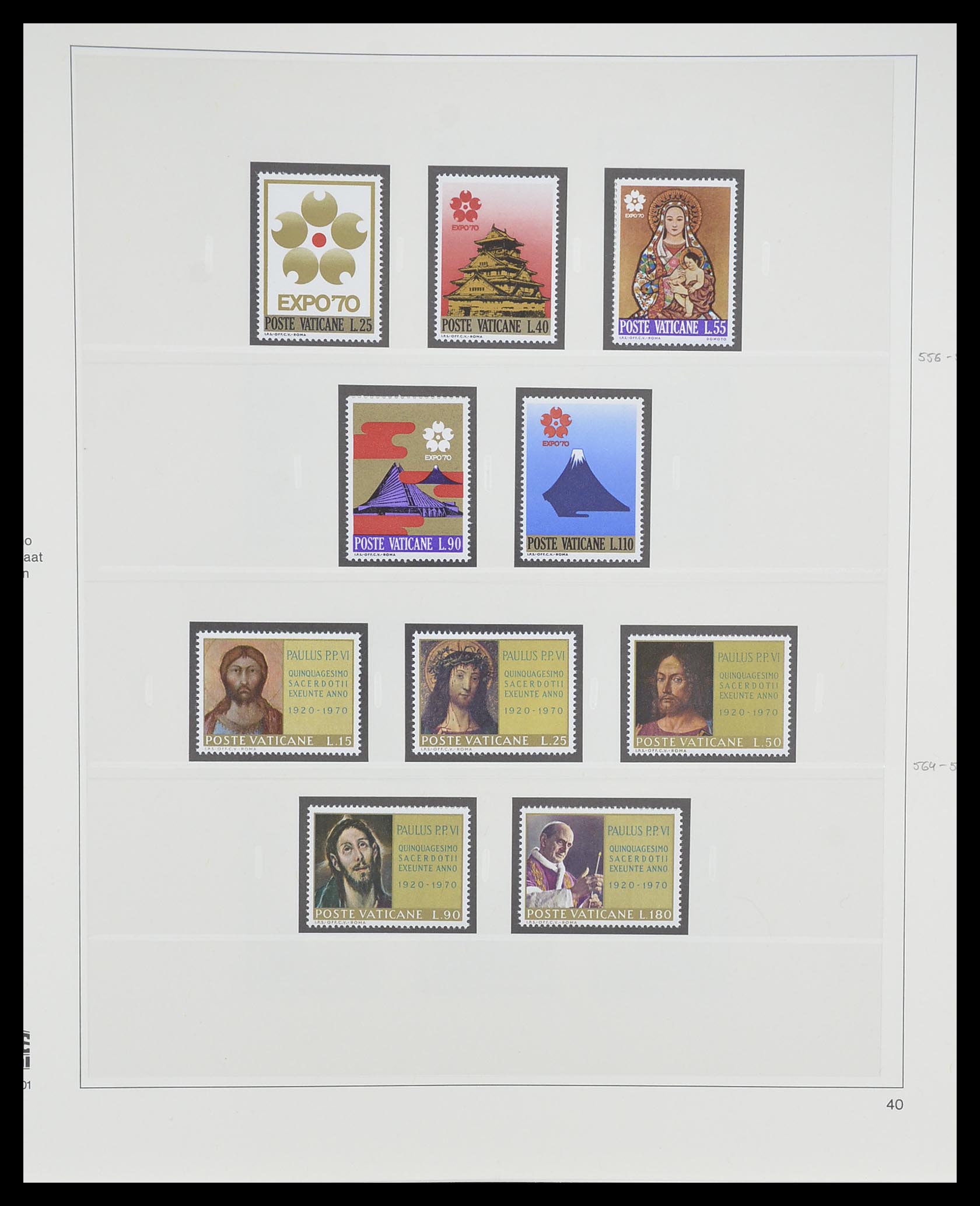 33364 048 - Postzegelverzameling 33364 Vaticaan 1929-2006.