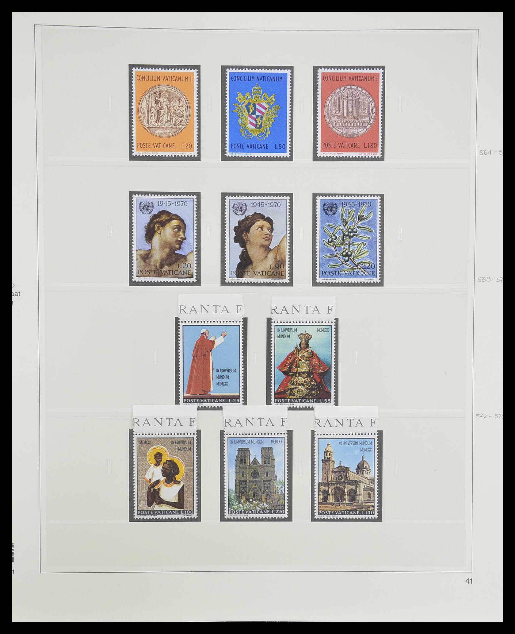 33364 049 - Postzegelverzameling 33364 Vaticaan 1929-2006.