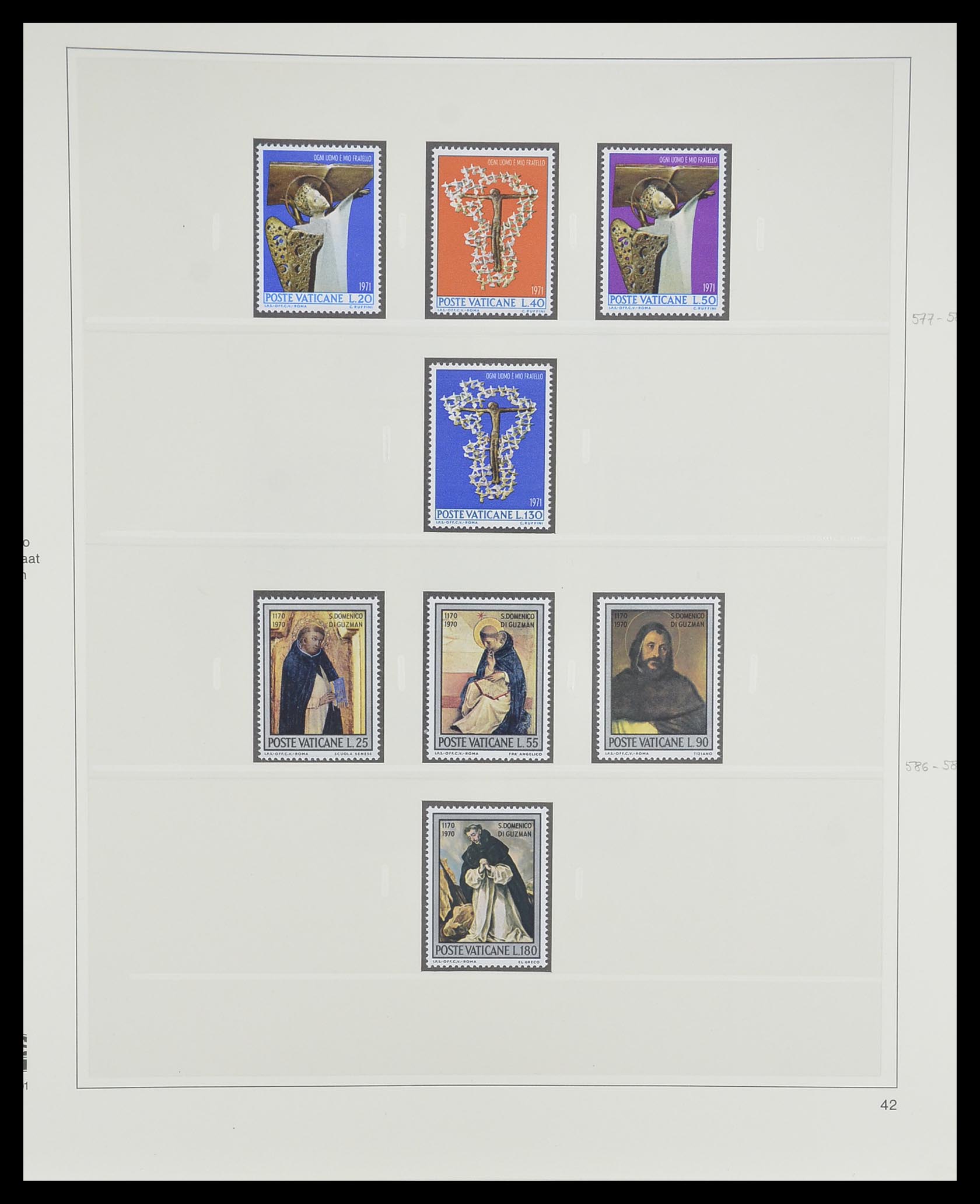 33364 050 - Postzegelverzameling 33364 Vaticaan 1929-2006.