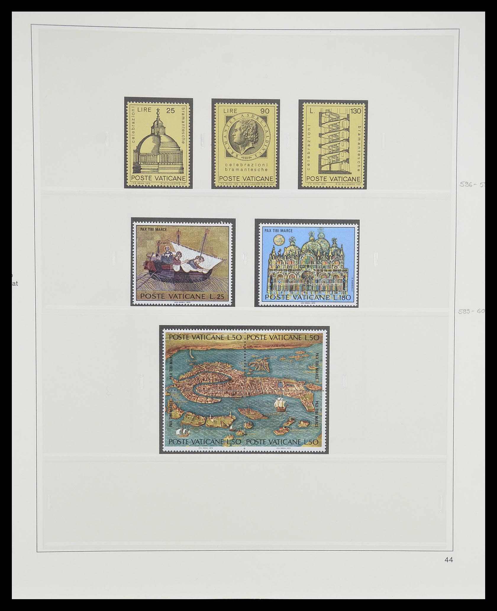 33364 052 - Postzegelverzameling 33364 Vaticaan 1929-2006.