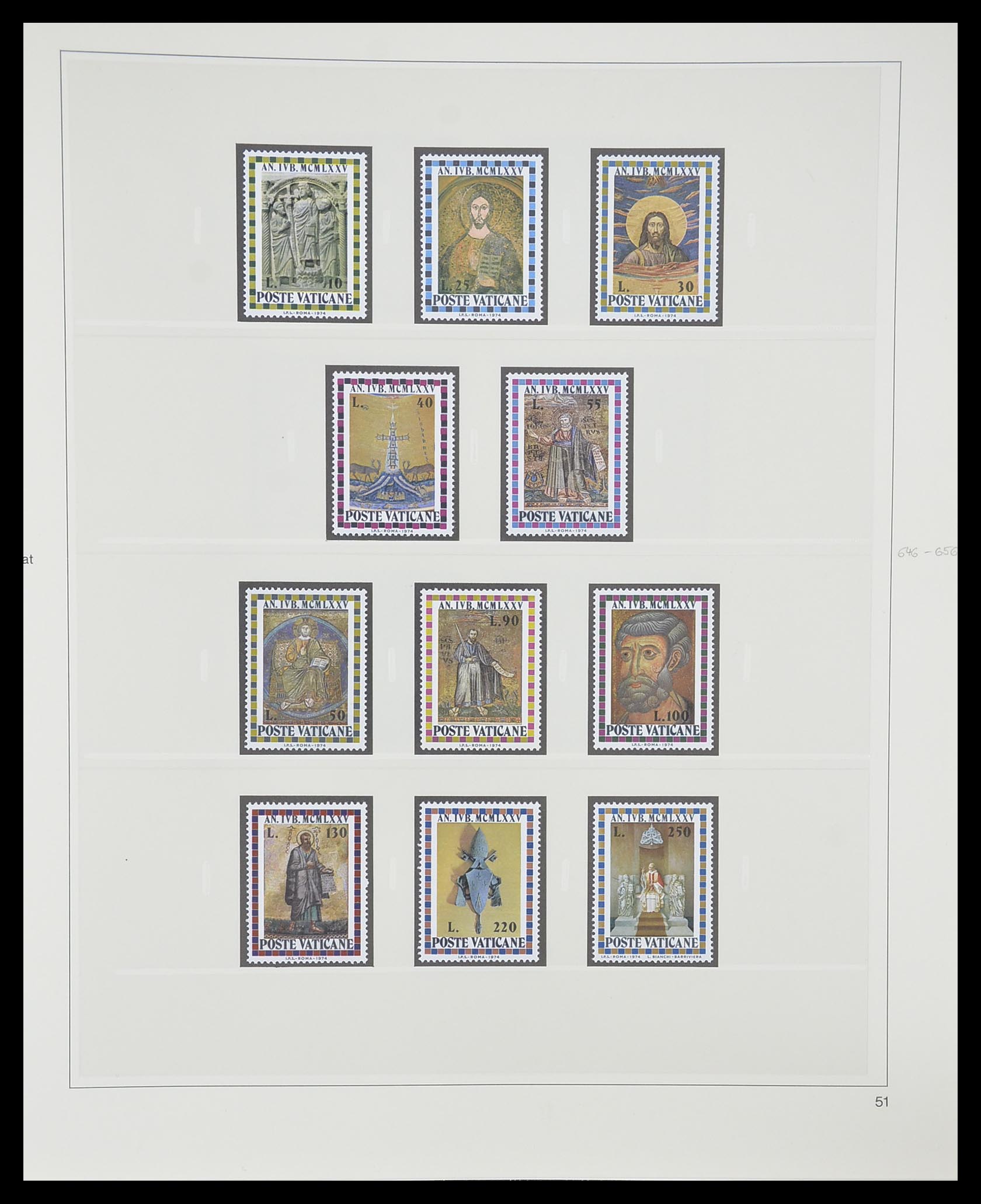33364 059 - Postzegelverzameling 33364 Vaticaan 1929-2006.