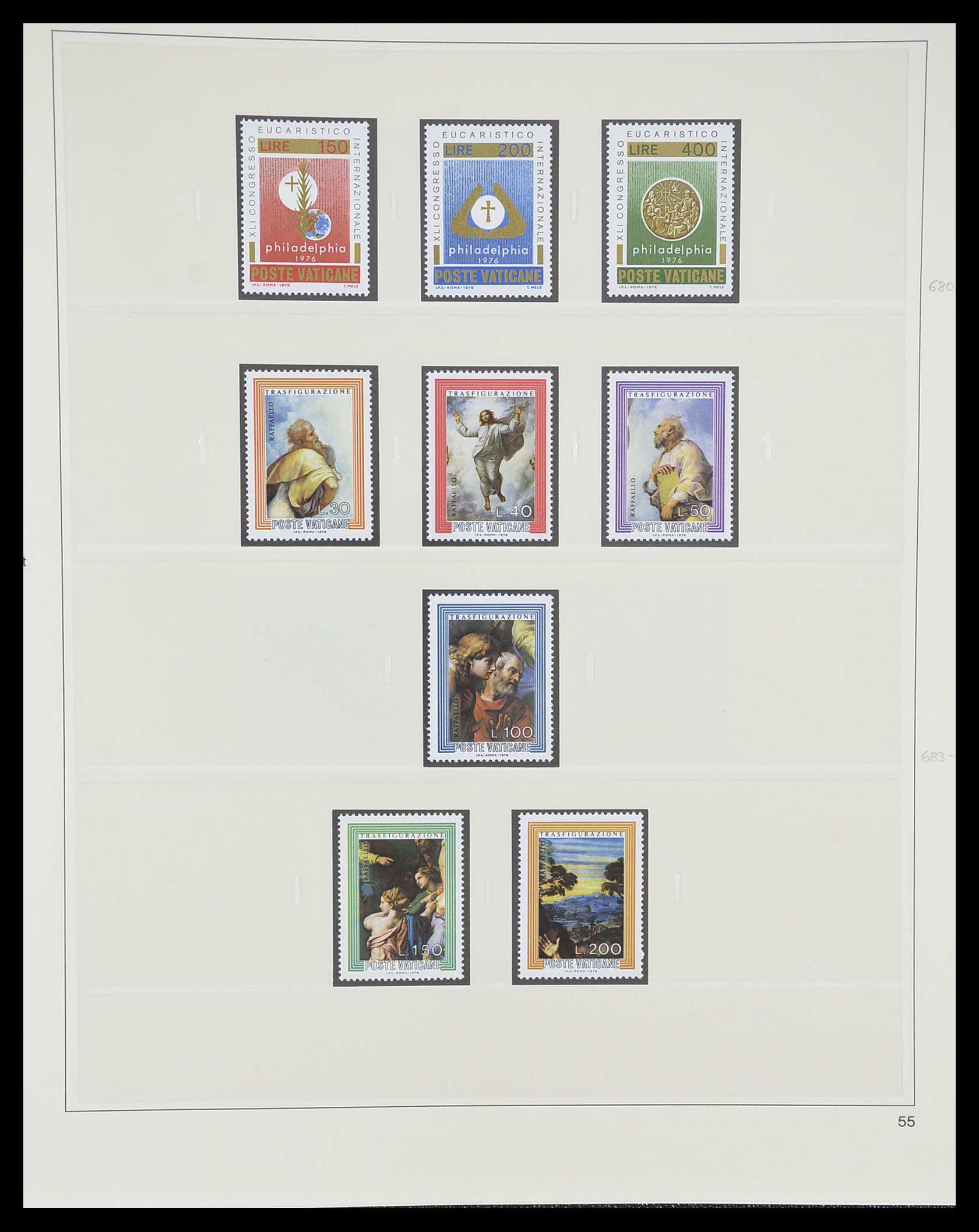 33364 063 - Postzegelverzameling 33364 Vaticaan 1929-2006.