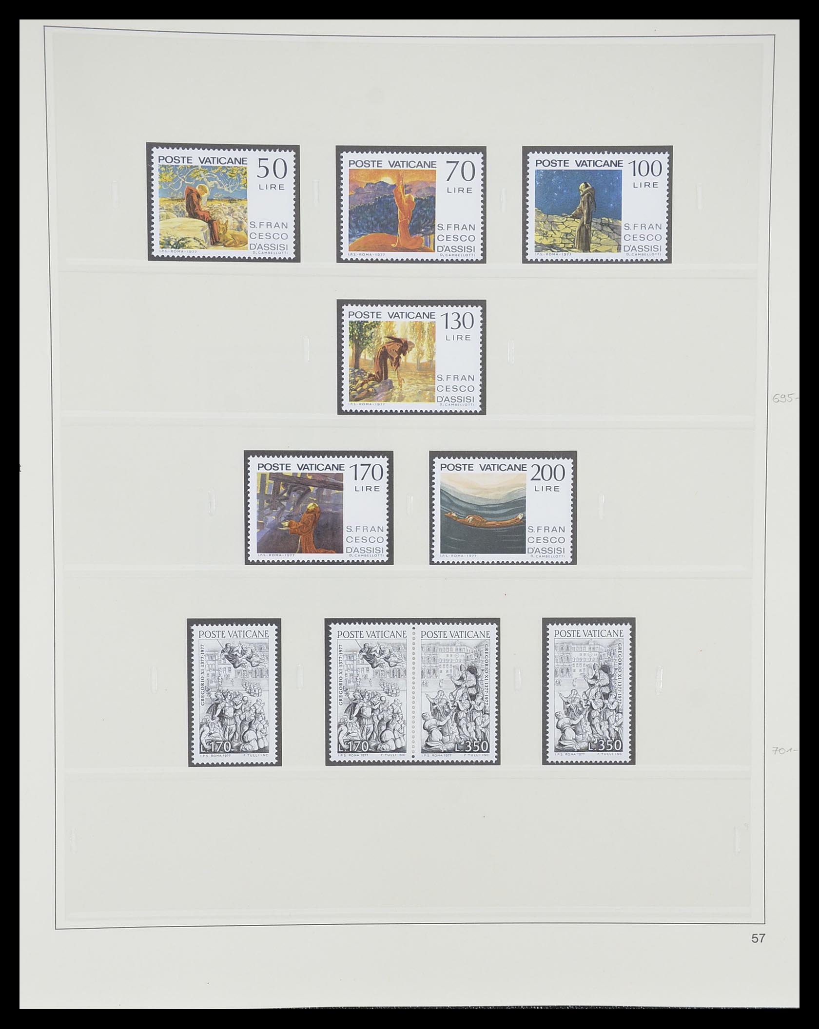 33364 065 - Postzegelverzameling 33364 Vaticaan 1929-2006.