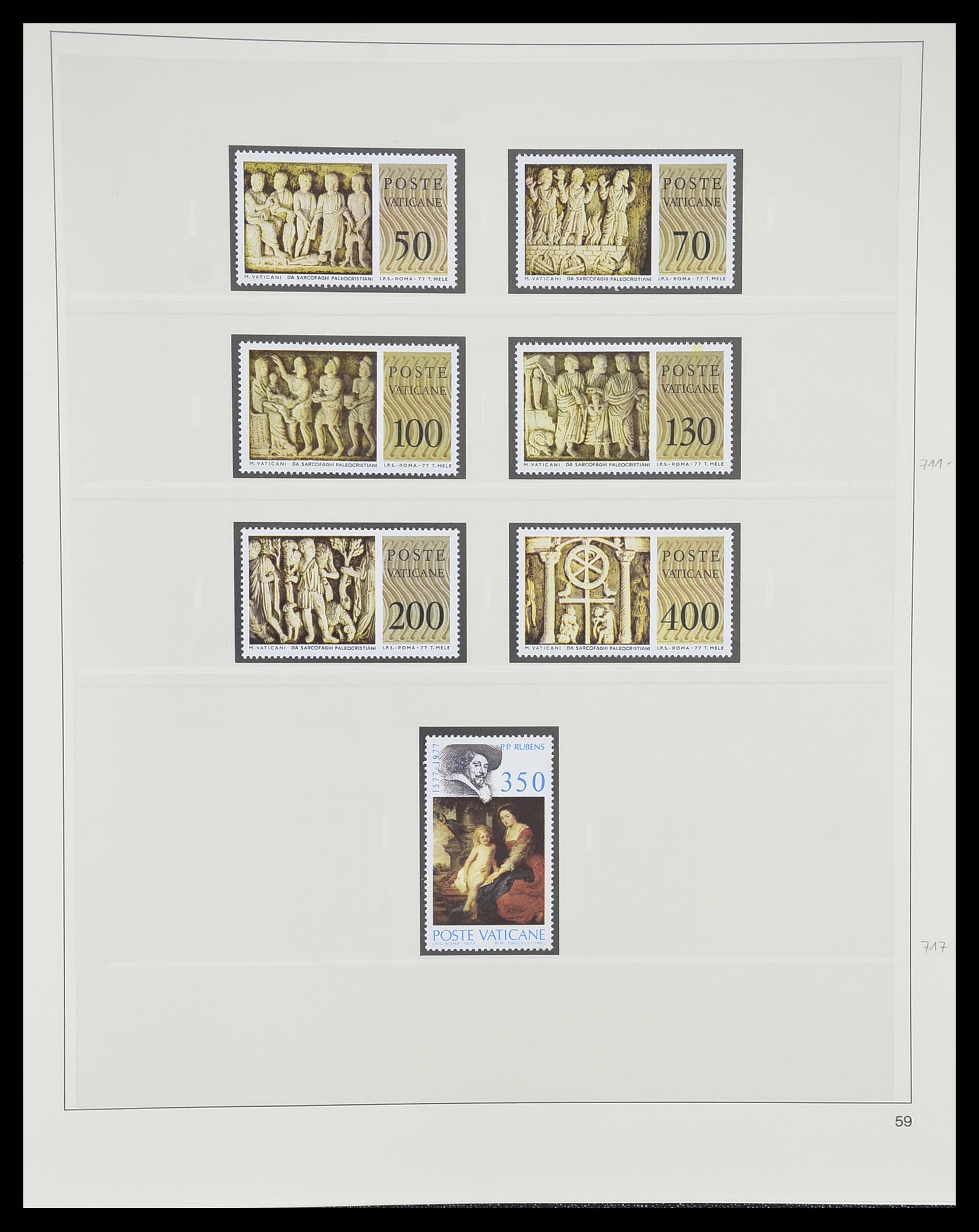 33364 067 - Postzegelverzameling 33364 Vaticaan 1929-2006.