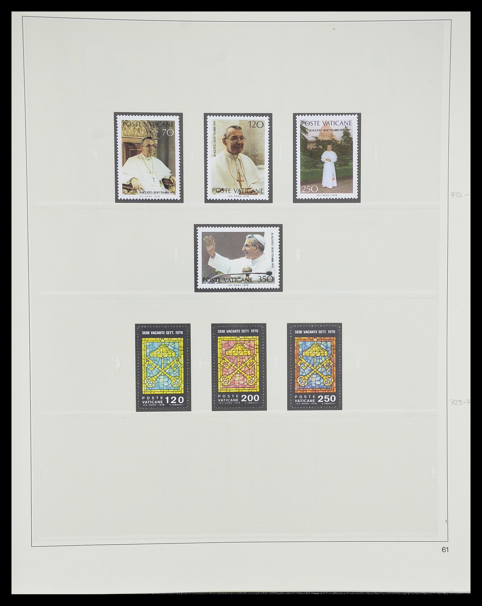 33364 069 - Postzegelverzameling 33364 Vaticaan 1929-2006.
