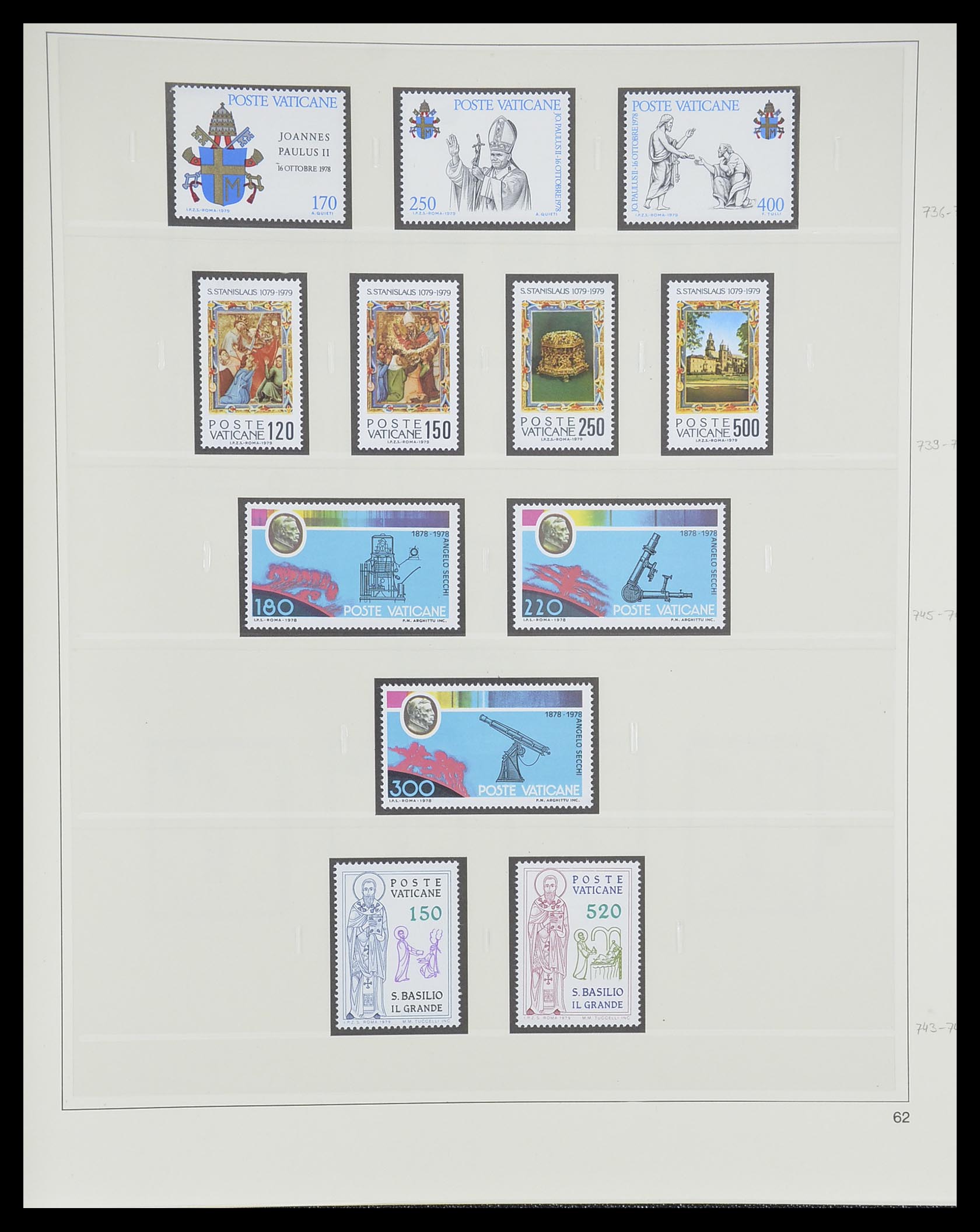 33364 070 - Postzegelverzameling 33364 Vaticaan 1929-2006.