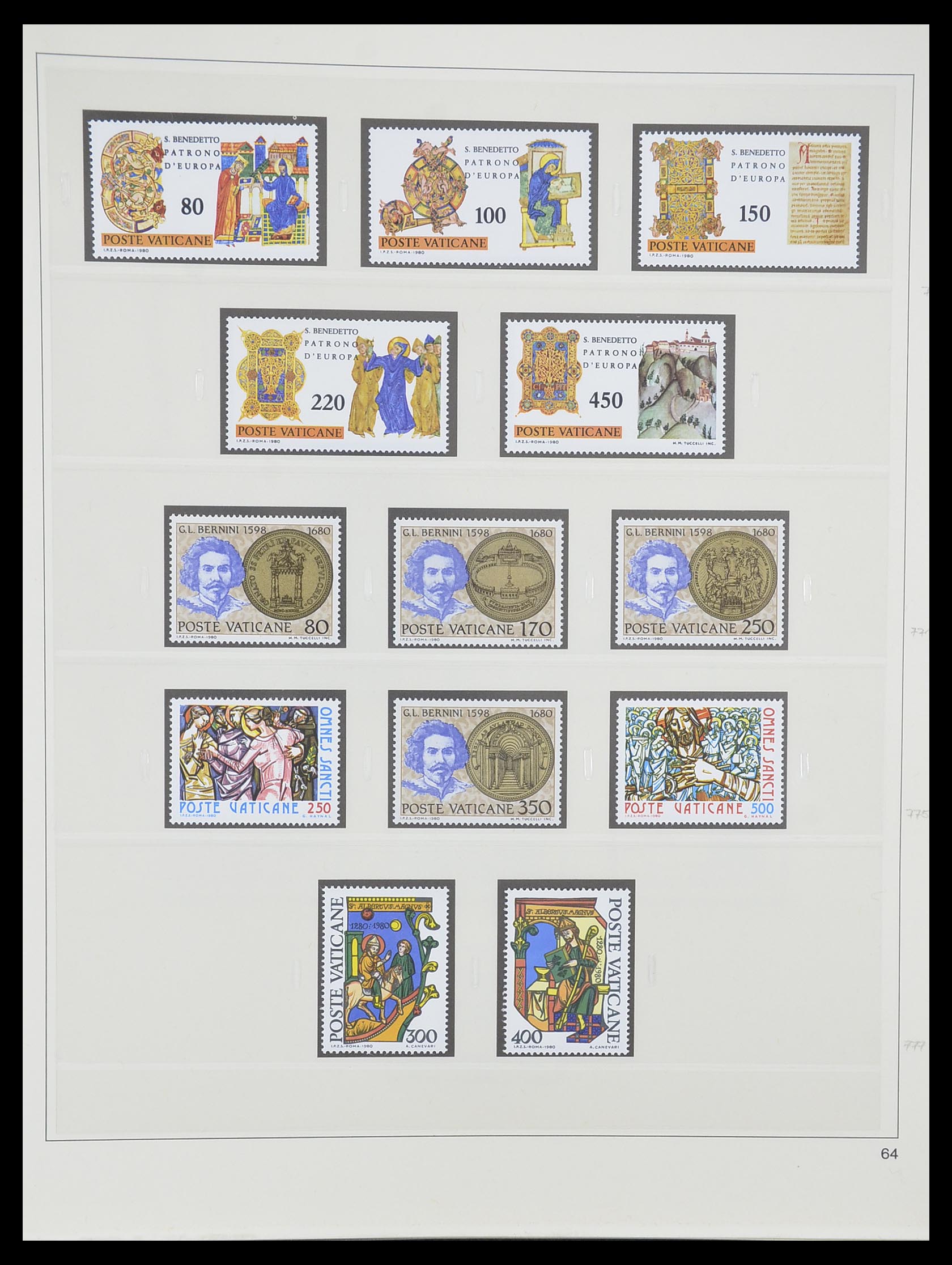 33364 075 - Postzegelverzameling 33364 Vaticaan 1929-2006.