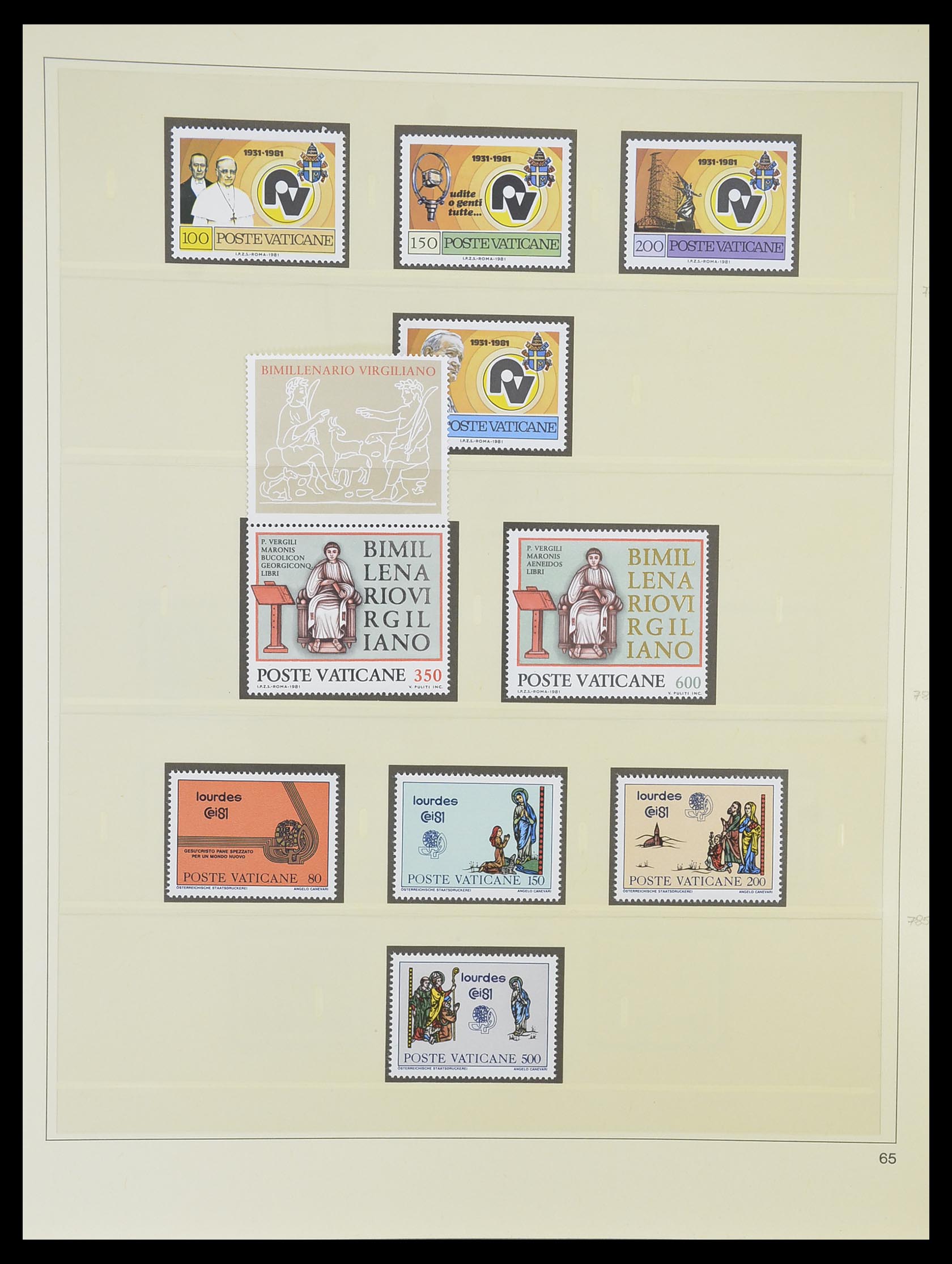 33364 076 - Postzegelverzameling 33364 Vaticaan 1929-2006.
