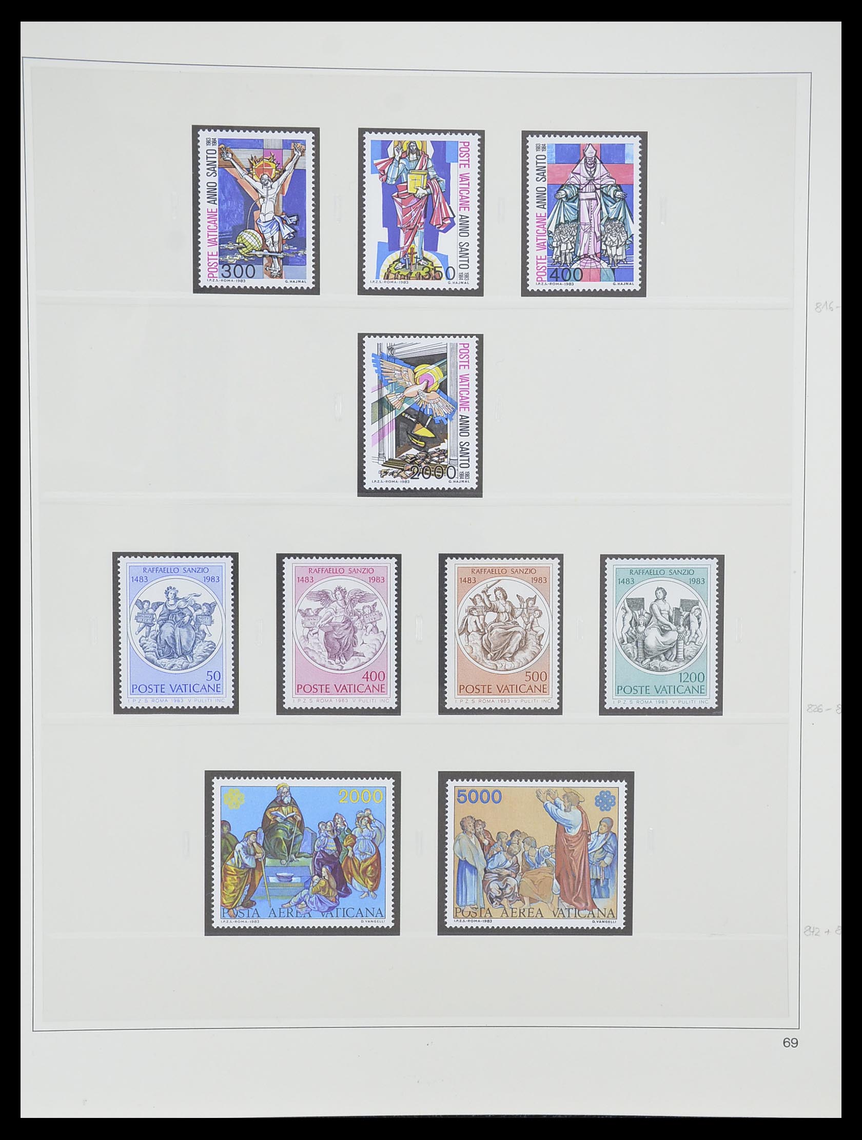 33364 080 - Postzegelverzameling 33364 Vaticaan 1929-2006.
