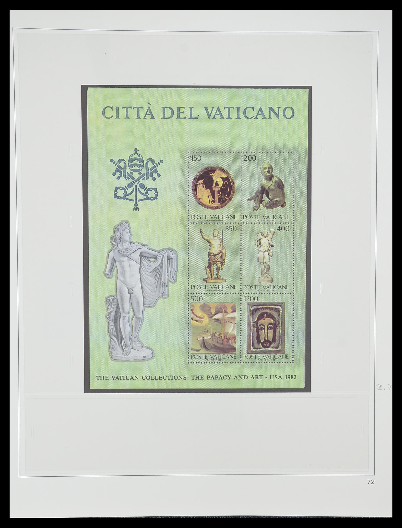 33364 083 - Postzegelverzameling 33364 Vaticaan 1929-2006.
