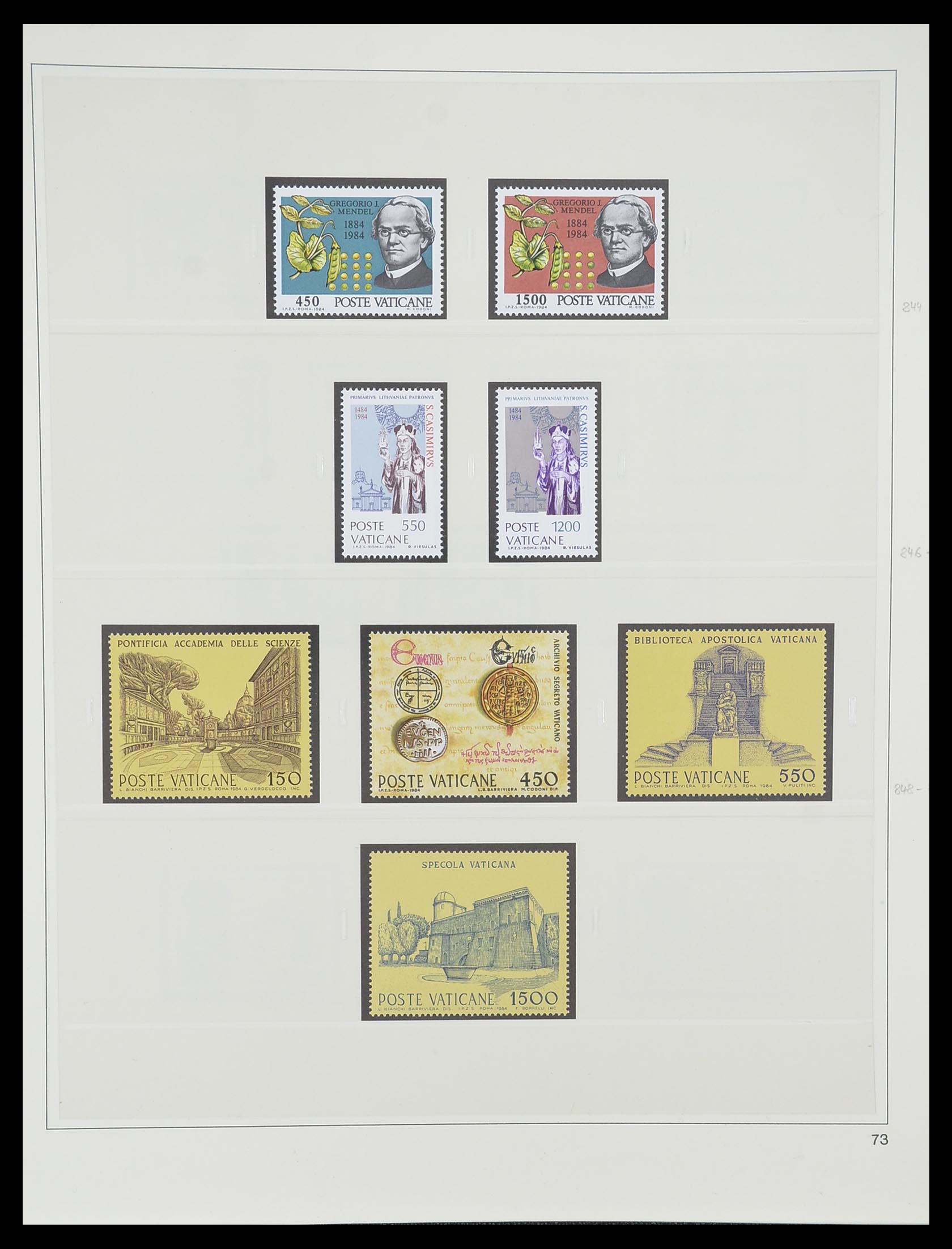 33364 084 - Postzegelverzameling 33364 Vaticaan 1929-2006.