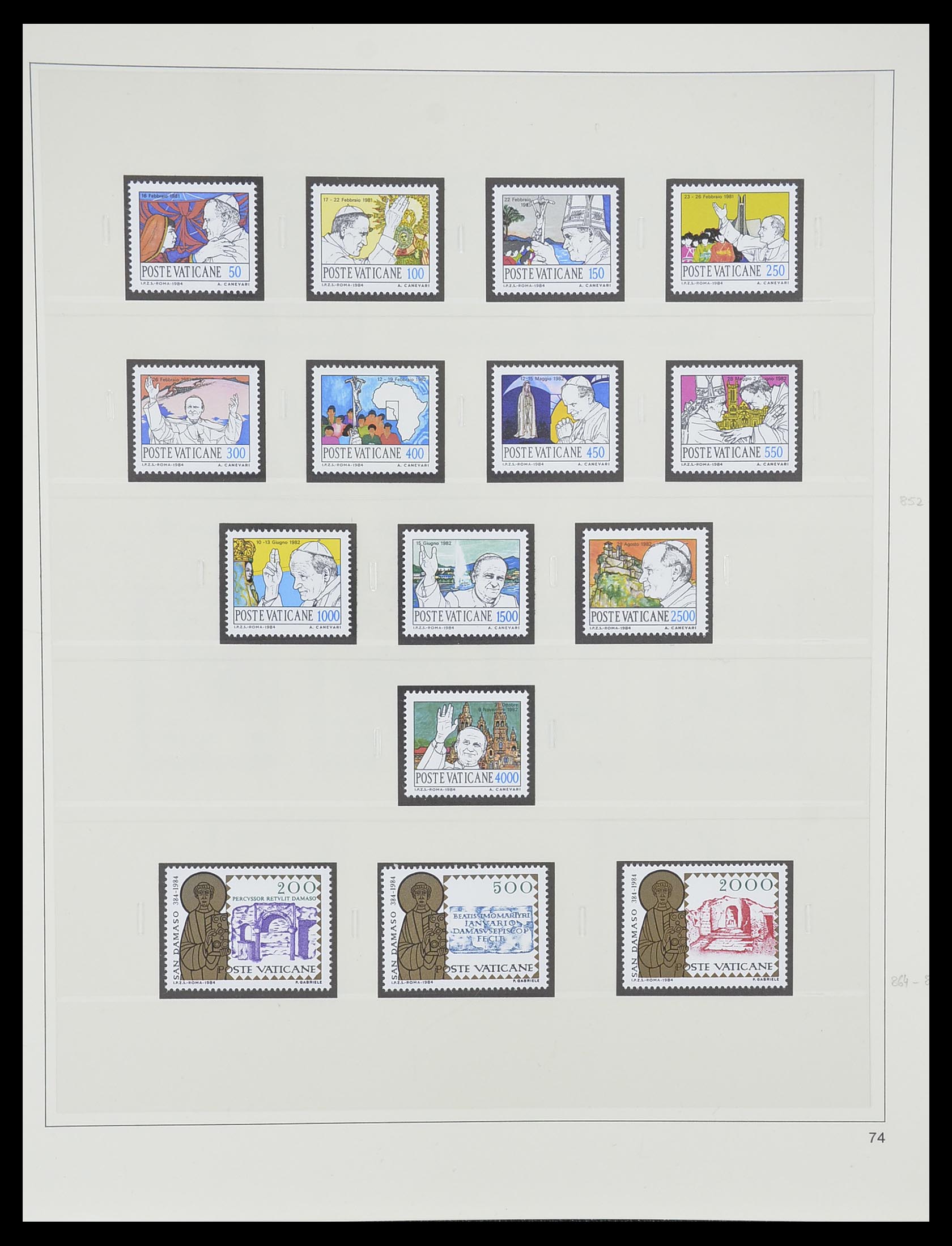 33364 085 - Postzegelverzameling 33364 Vaticaan 1929-2006.