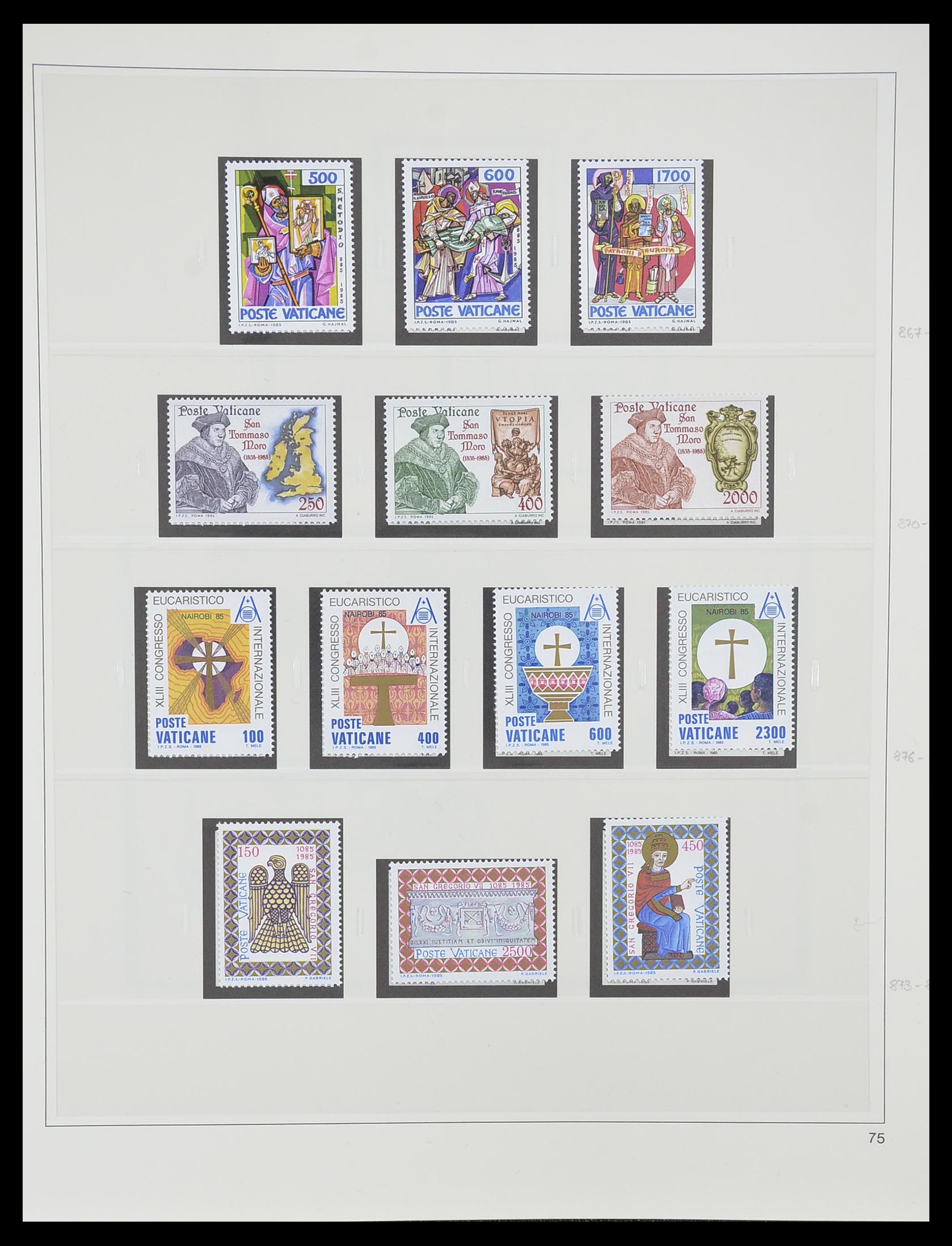 33364 086 - Postzegelverzameling 33364 Vaticaan 1929-2006.