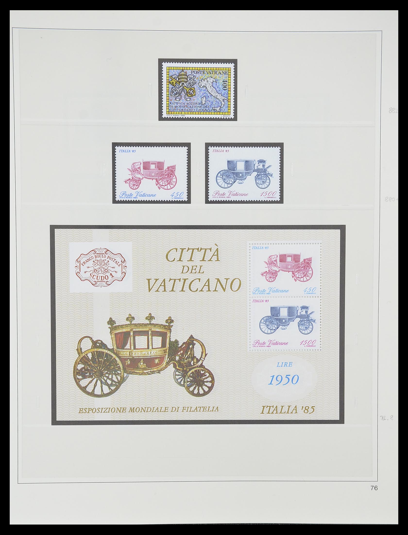 33364 087 - Postzegelverzameling 33364 Vaticaan 1929-2006.