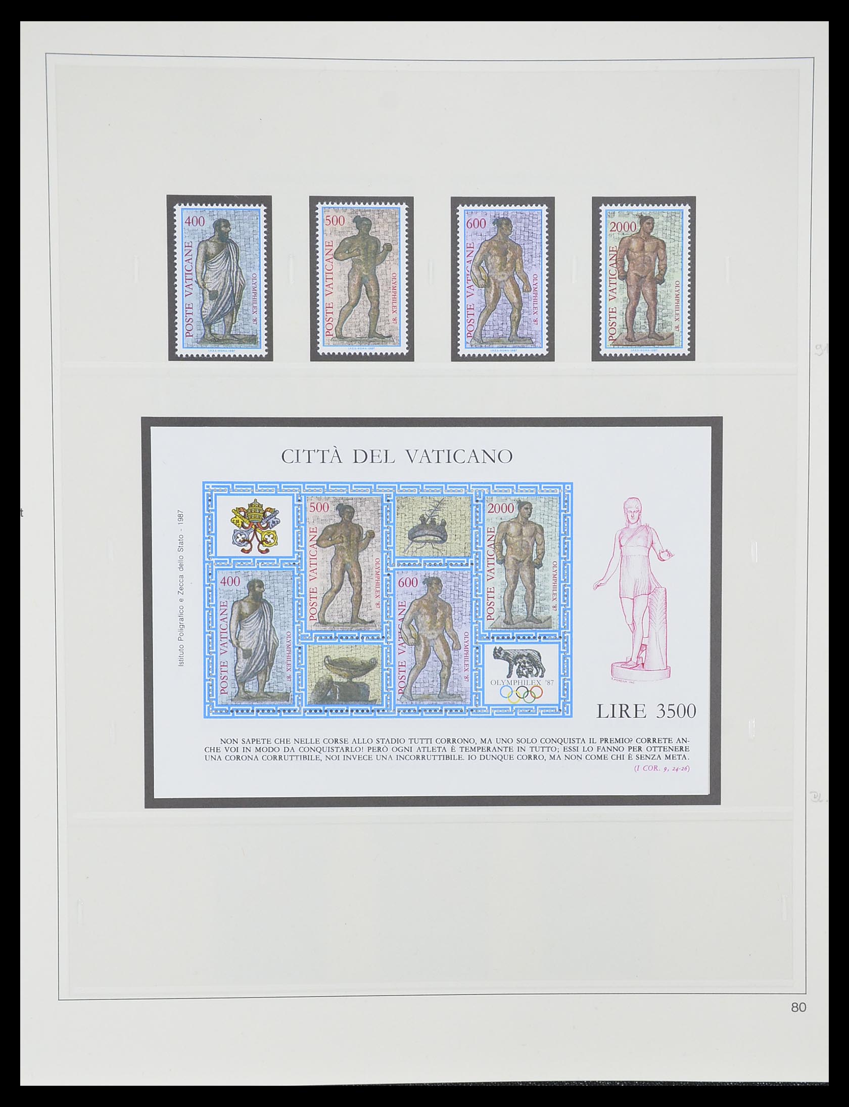 33364 091 - Postzegelverzameling 33364 Vaticaan 1929-2006.
