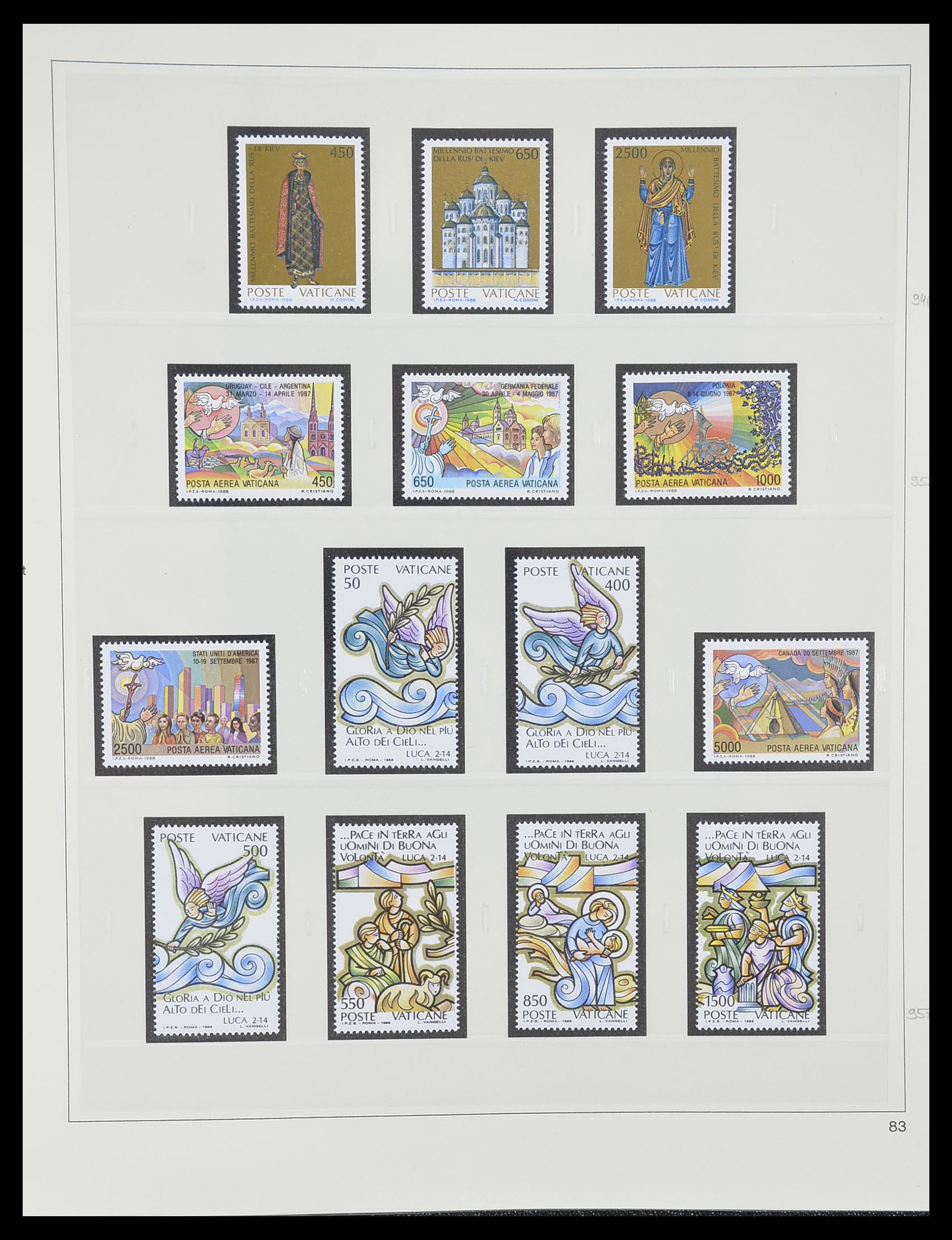 33364 094 - Postzegelverzameling 33364 Vaticaan 1929-2006.