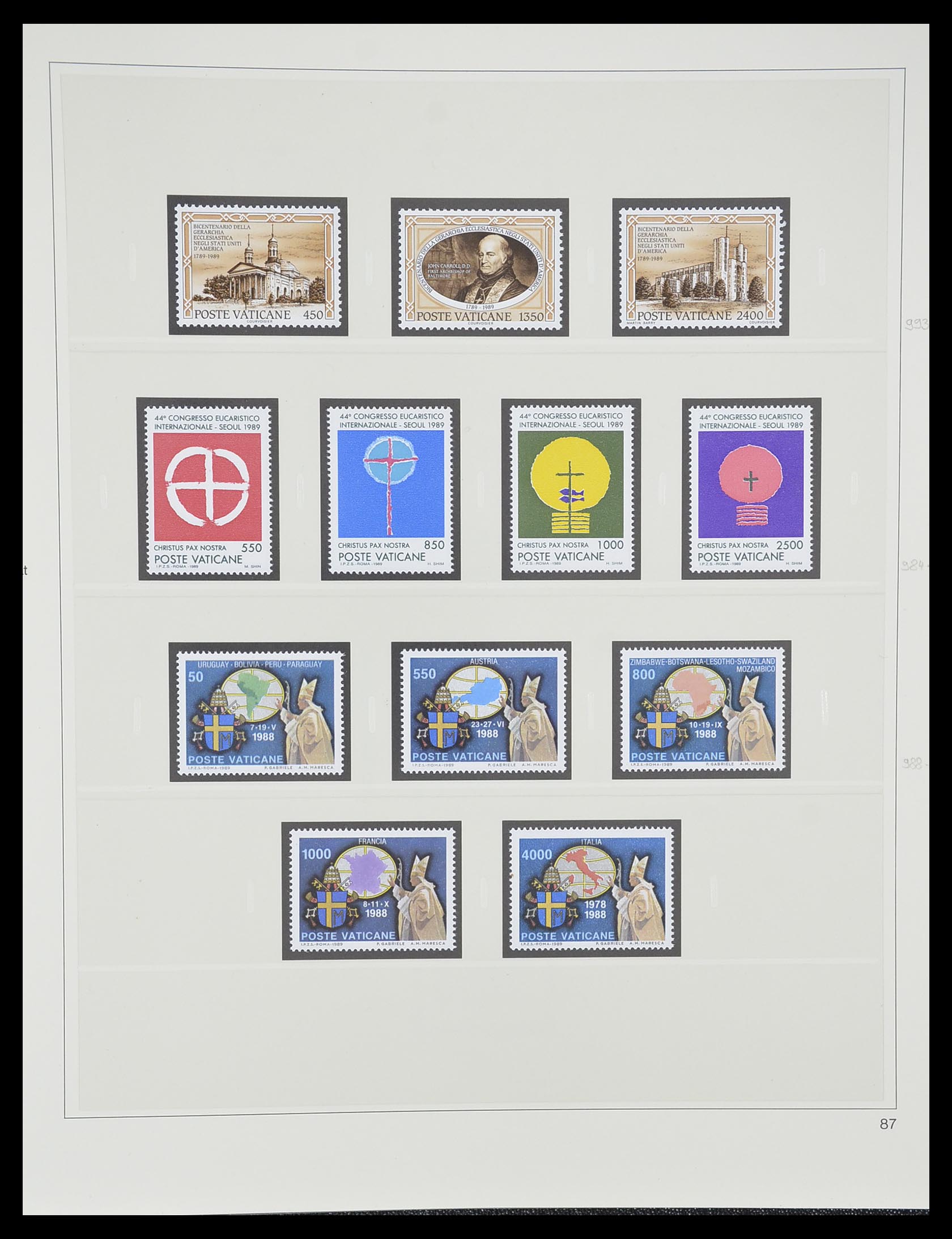 33364 098 - Postzegelverzameling 33364 Vaticaan 1929-2006.