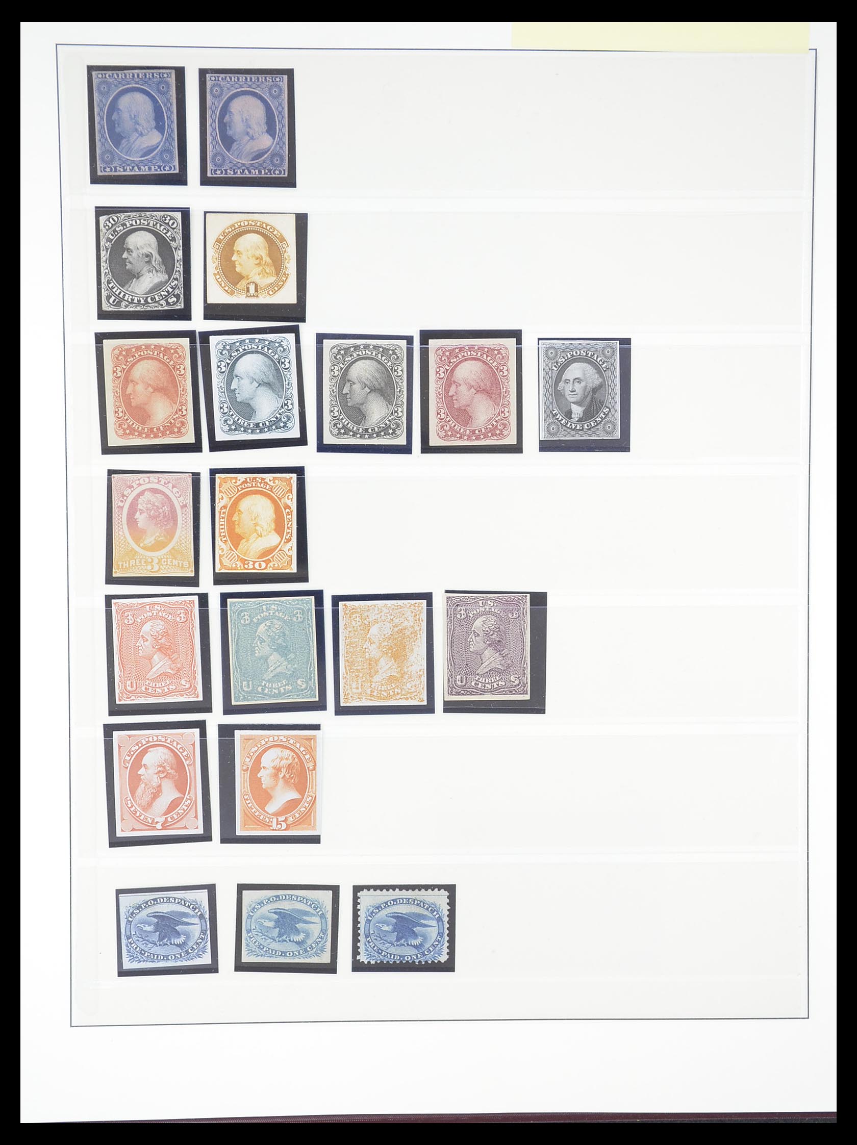 33365 001 - Postzegelverzameling 33365 USA speciaalverzameling 1851-1922.