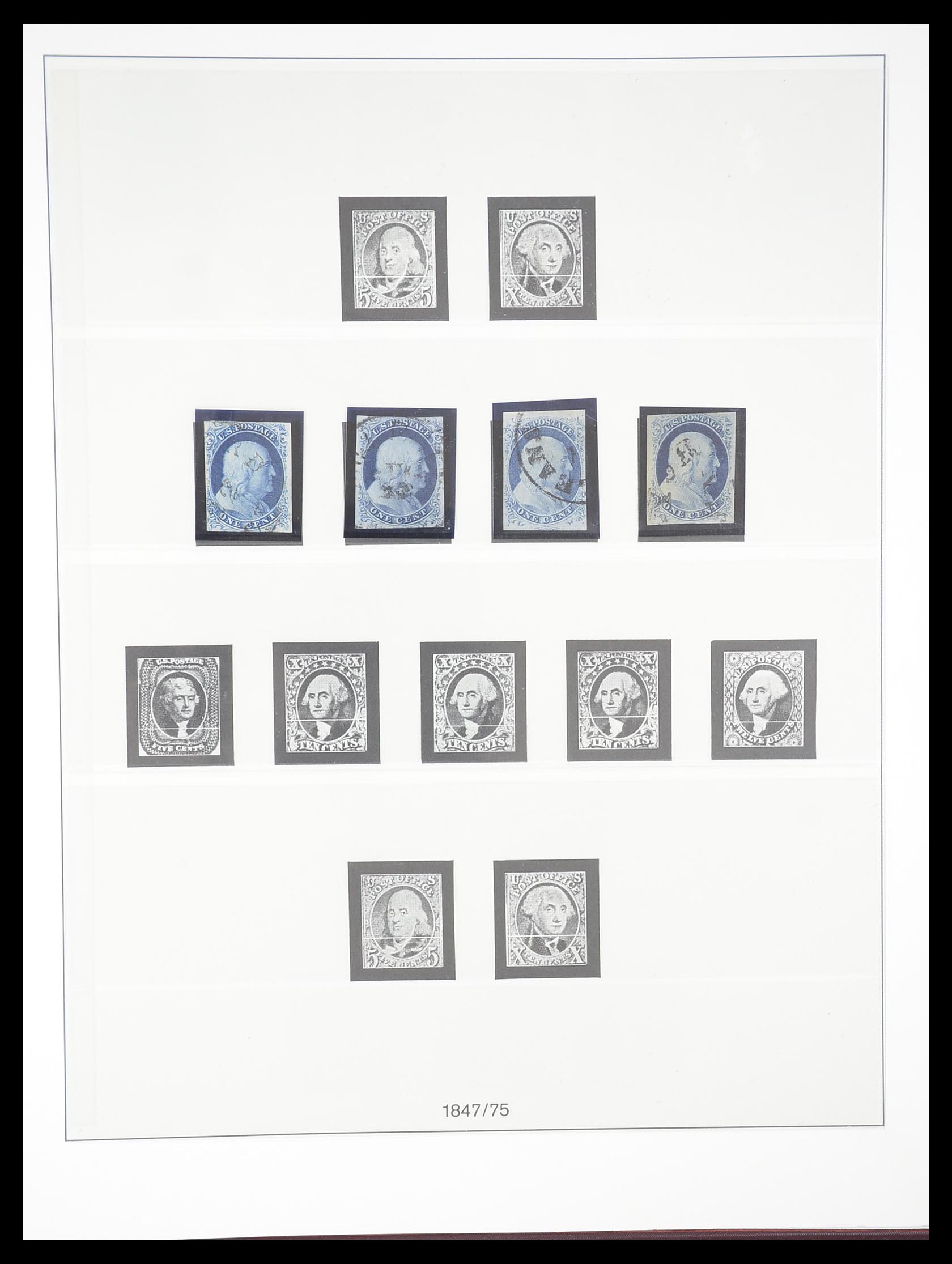 33365 004 - Postzegelverzameling 33365 USA speciaalverzameling 1851-1922.