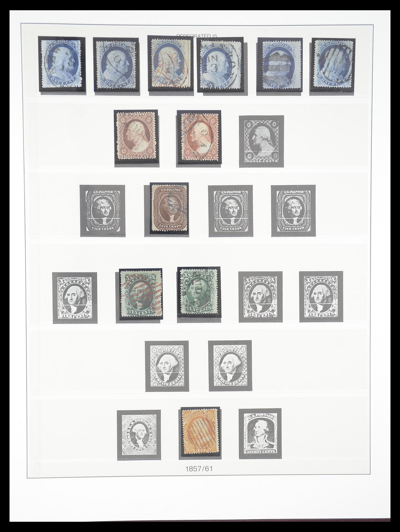 33365 005 - Postzegelverzameling 33365 USA speciaalverzameling 1851-1922.