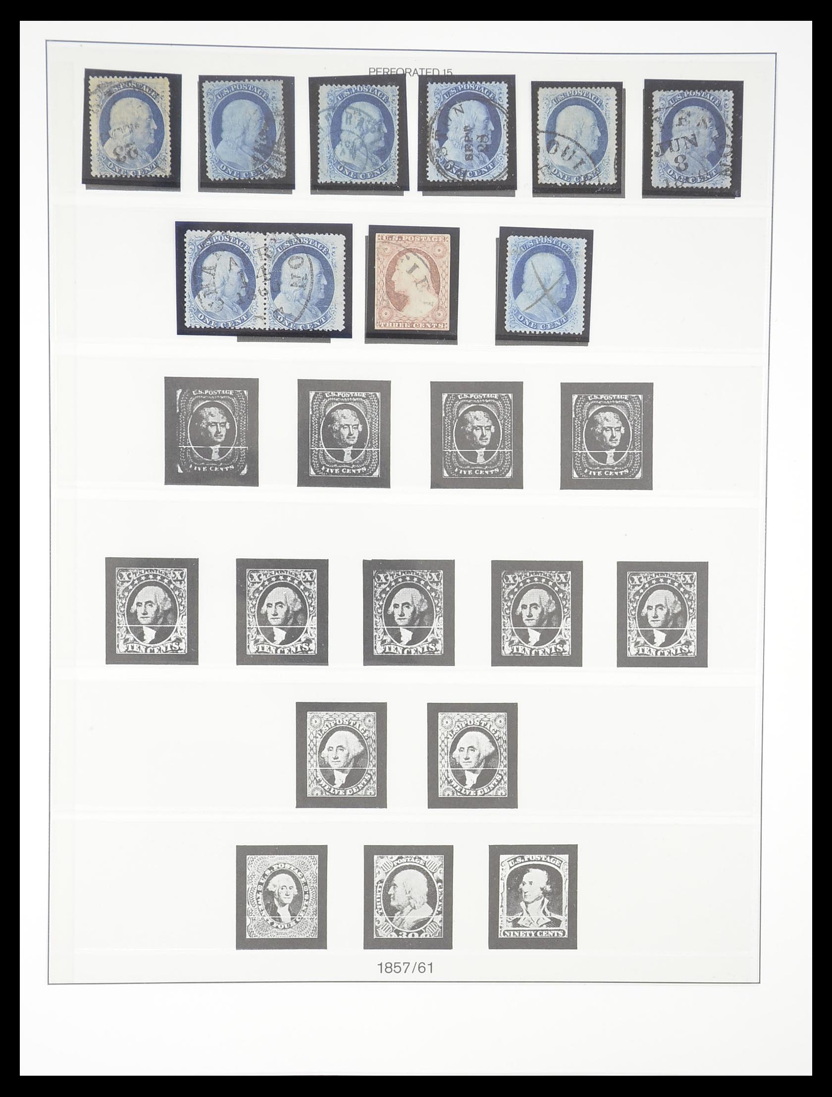 33365 009 - Postzegelverzameling 33365 USA speciaalverzameling 1851-1922.